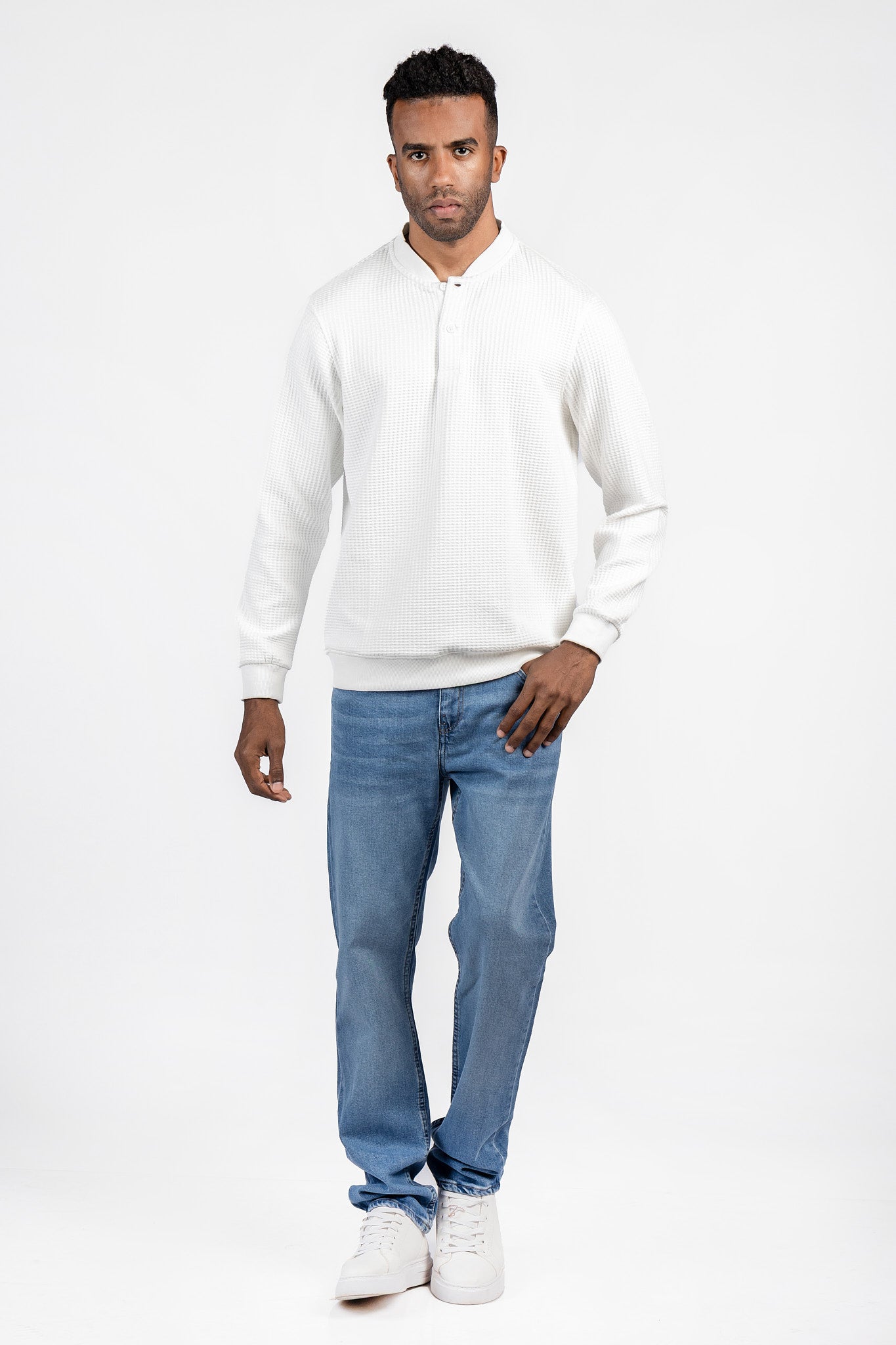 Baseball-Collar Digital Jakar Sweatshirt SWT/26702