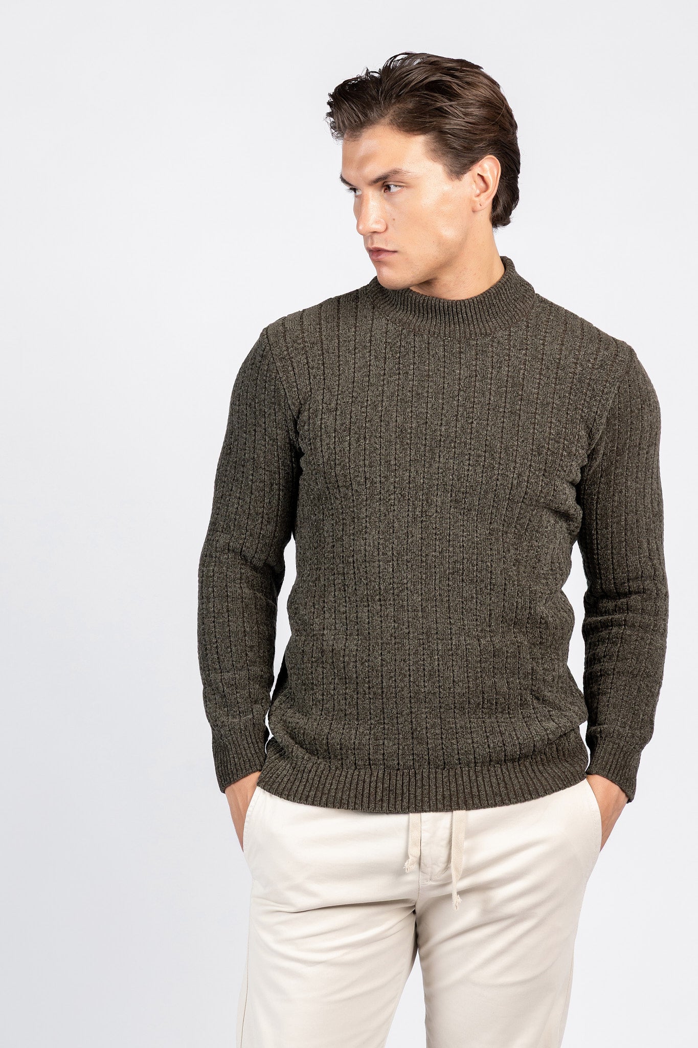 Half-Neck Suede Top PLV/214