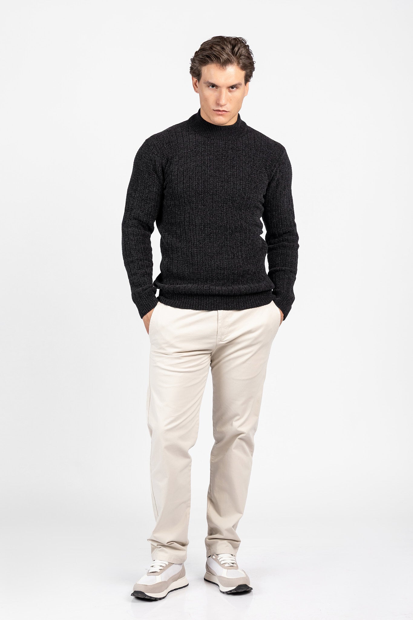 Half-Neck Suede Top PLV/214