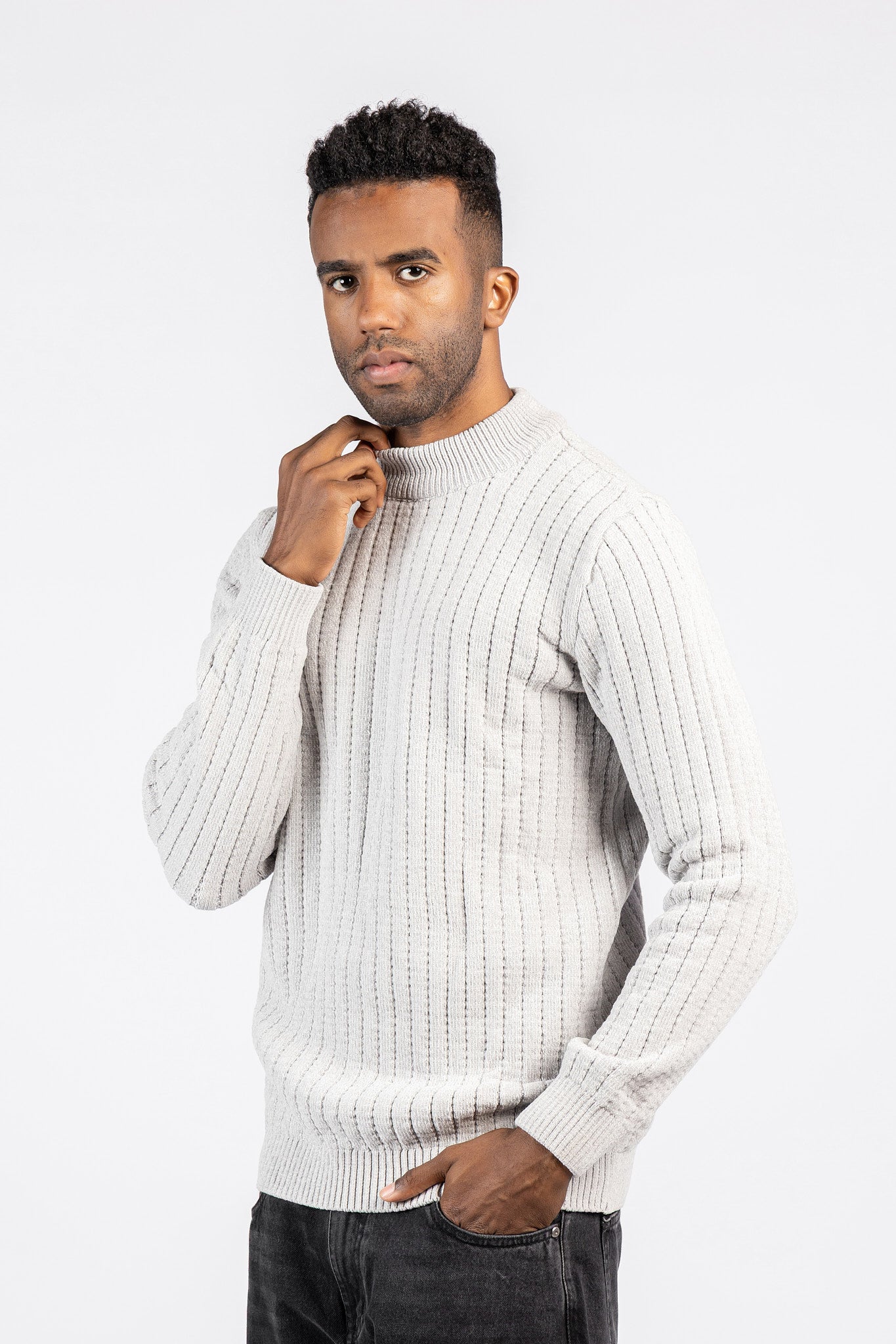 Half-Neck Suede Top PLV/214