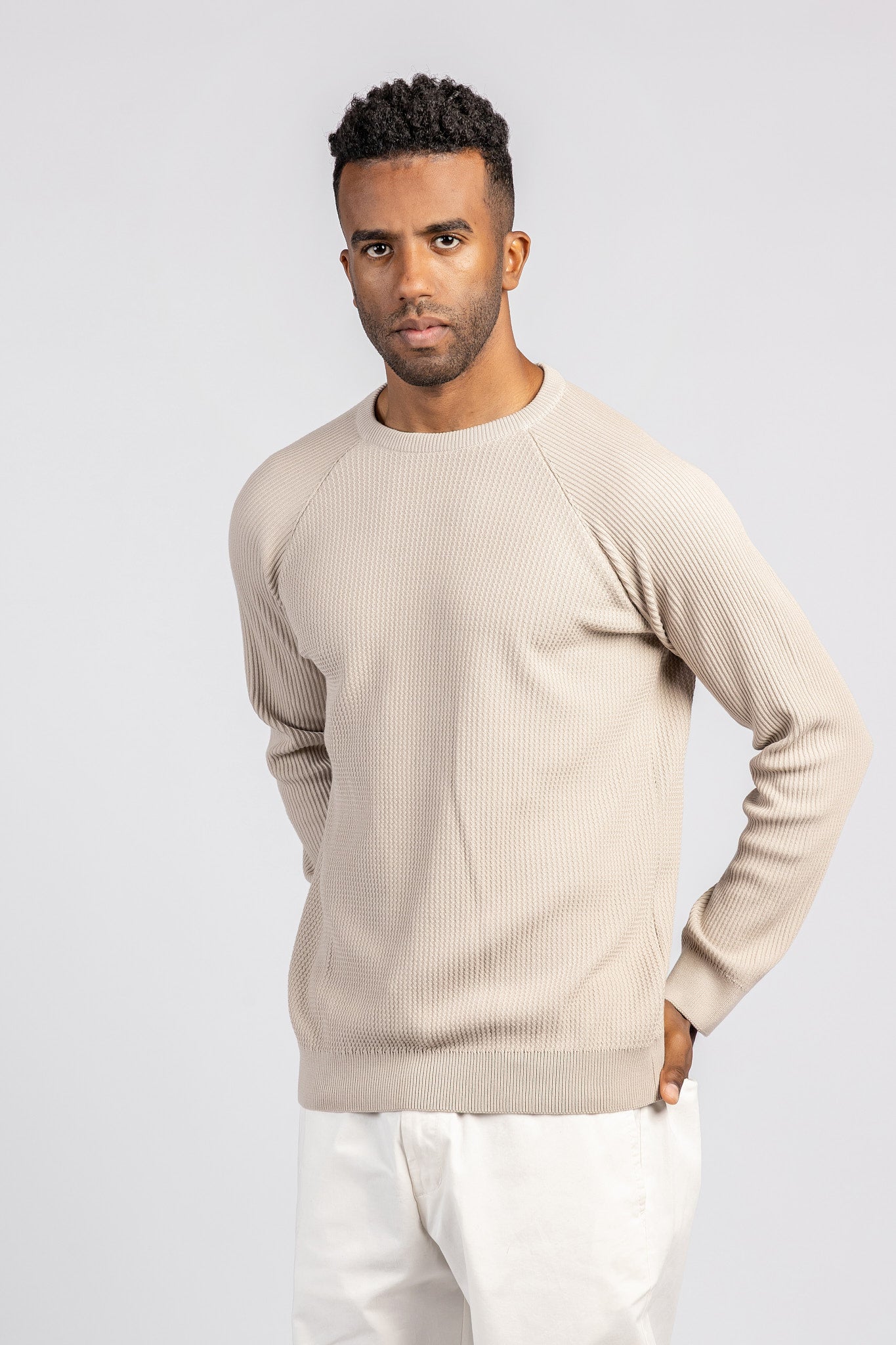 Basic Cotton Round Neck Top - PLV/203