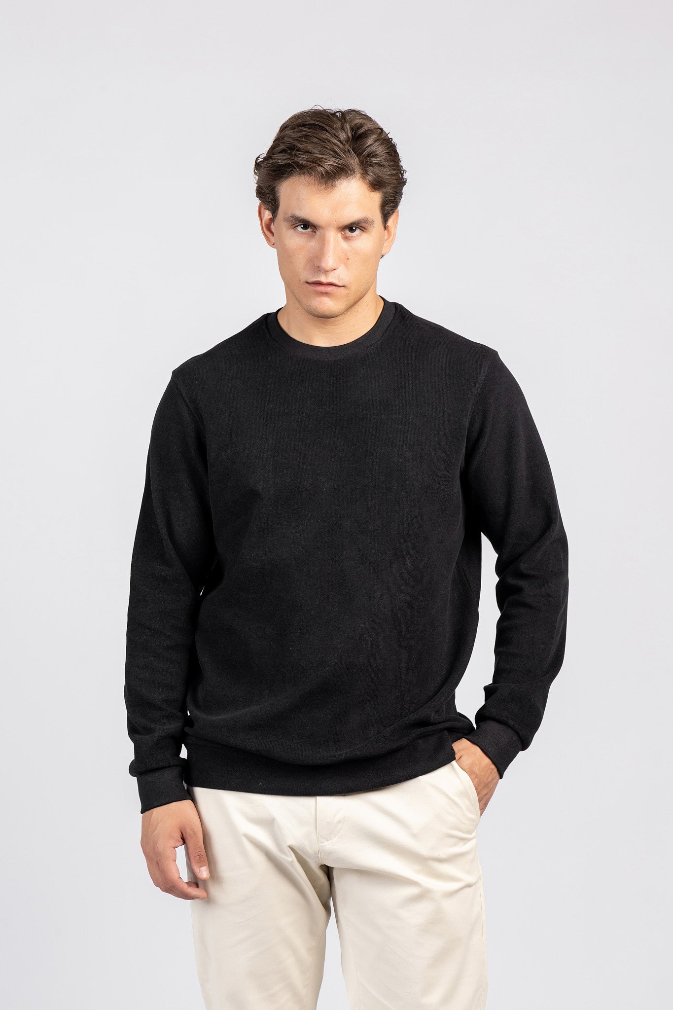 Rounded Neck Basic Top SWT/26703