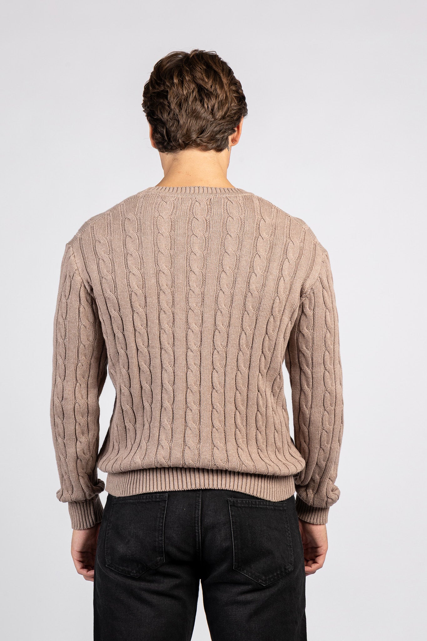 Striped Cotton Round Neck Top - PLV/204