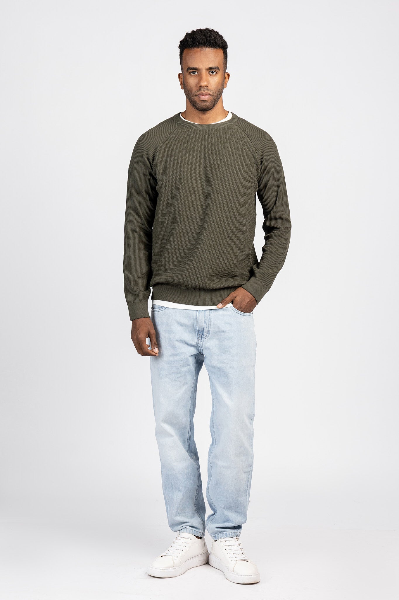 Basic Cotton Round Neck Top - PLV/203