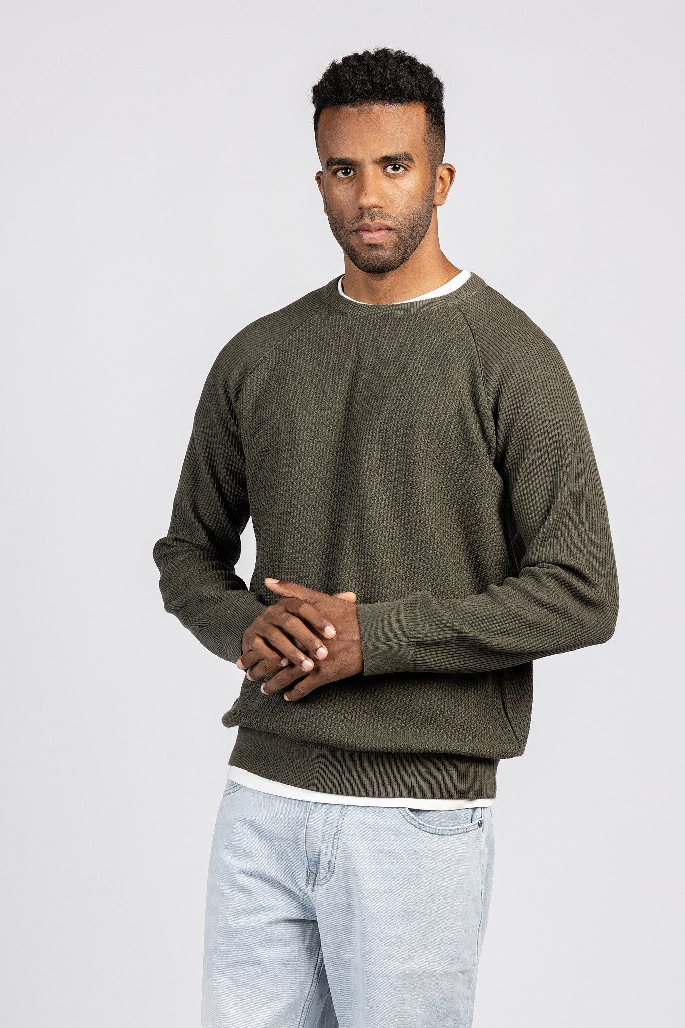 Basic Cotton Round Neck Top - PLV/203