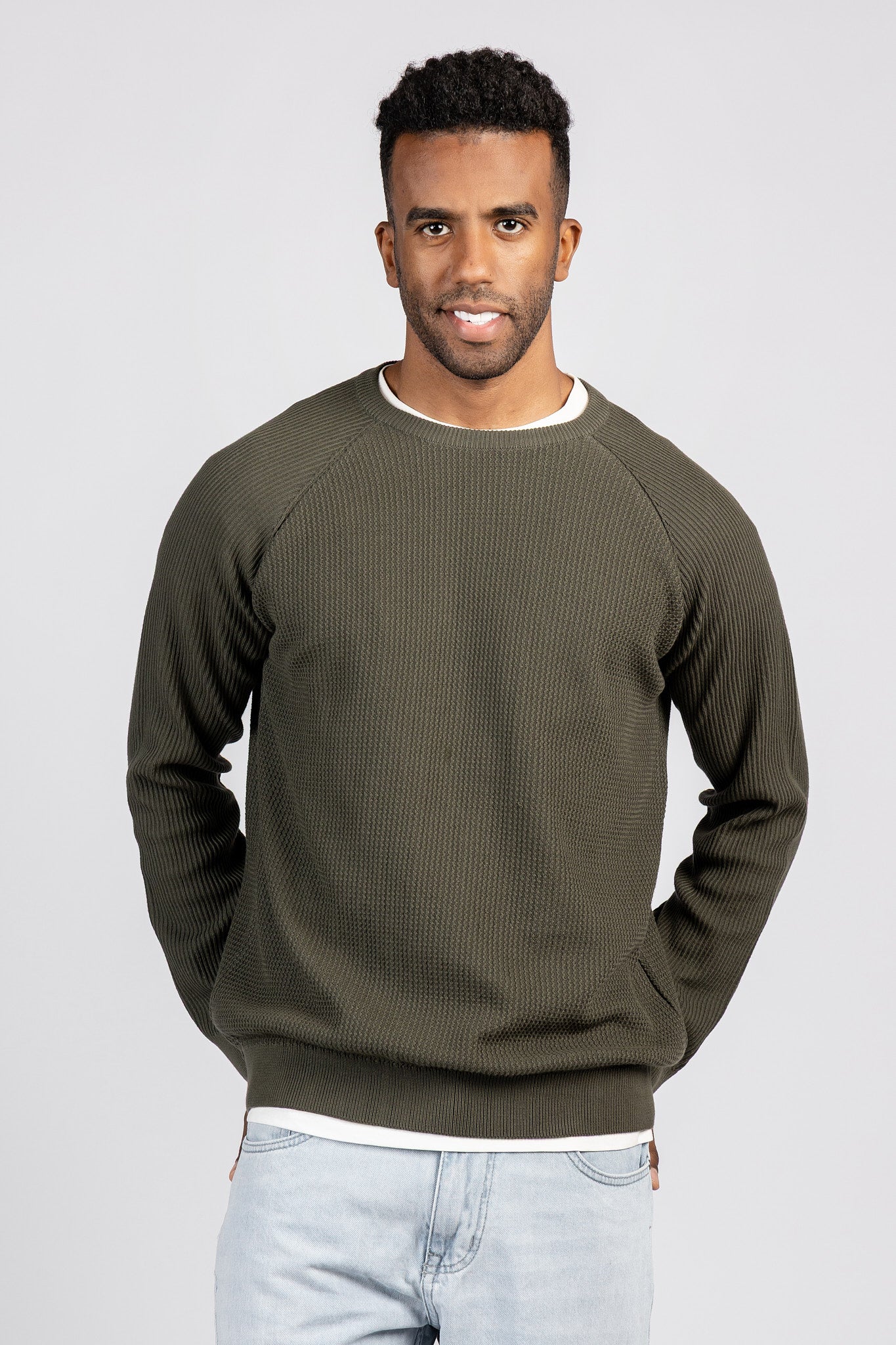 Basic Cotton Round Neck Top - PLV/203