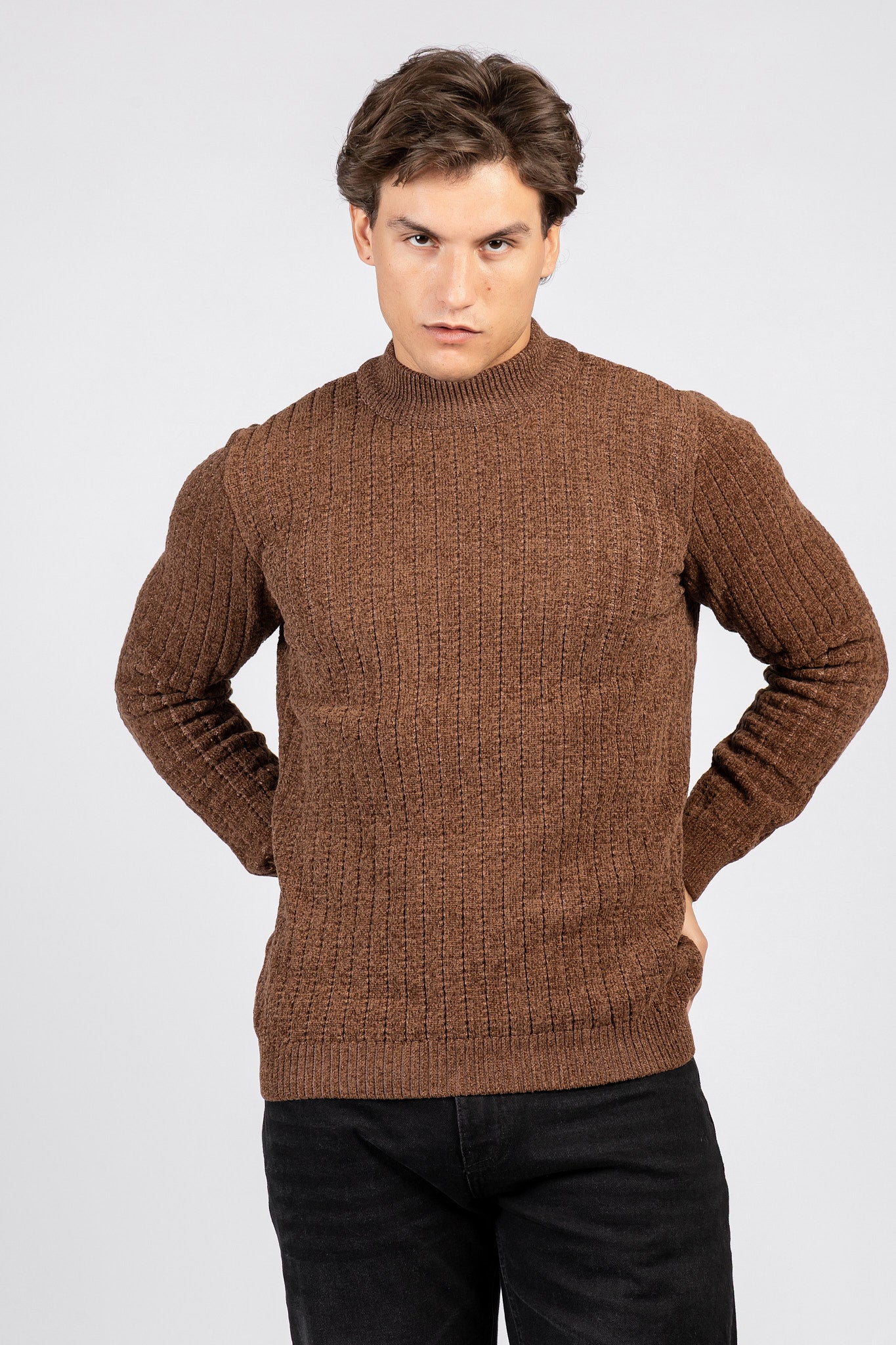 Half-Neck Suede Top PLV/214