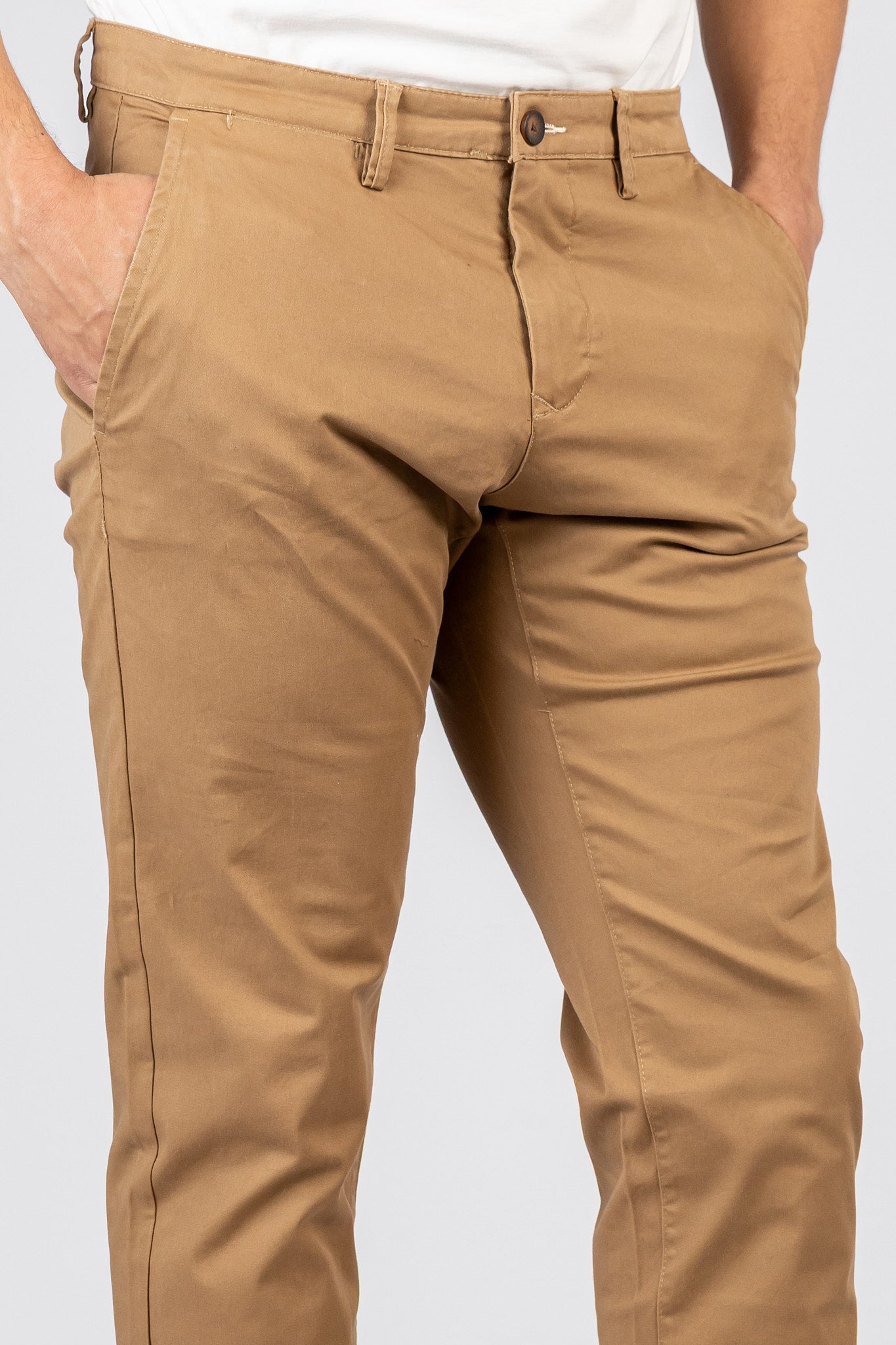 Regular Gabardine Pants with Welt Pockets PAN/6147