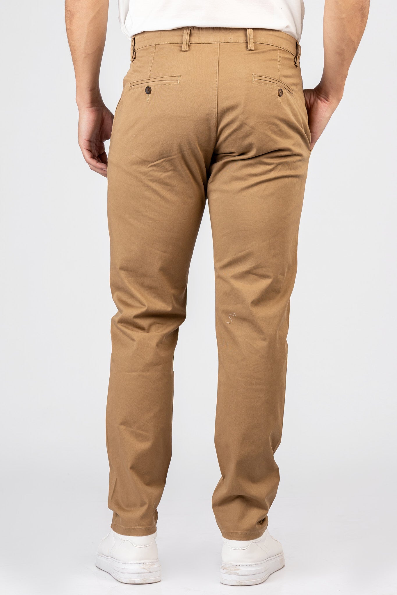 Regular Gabardine Pants with Welt Pockets PAN/6147