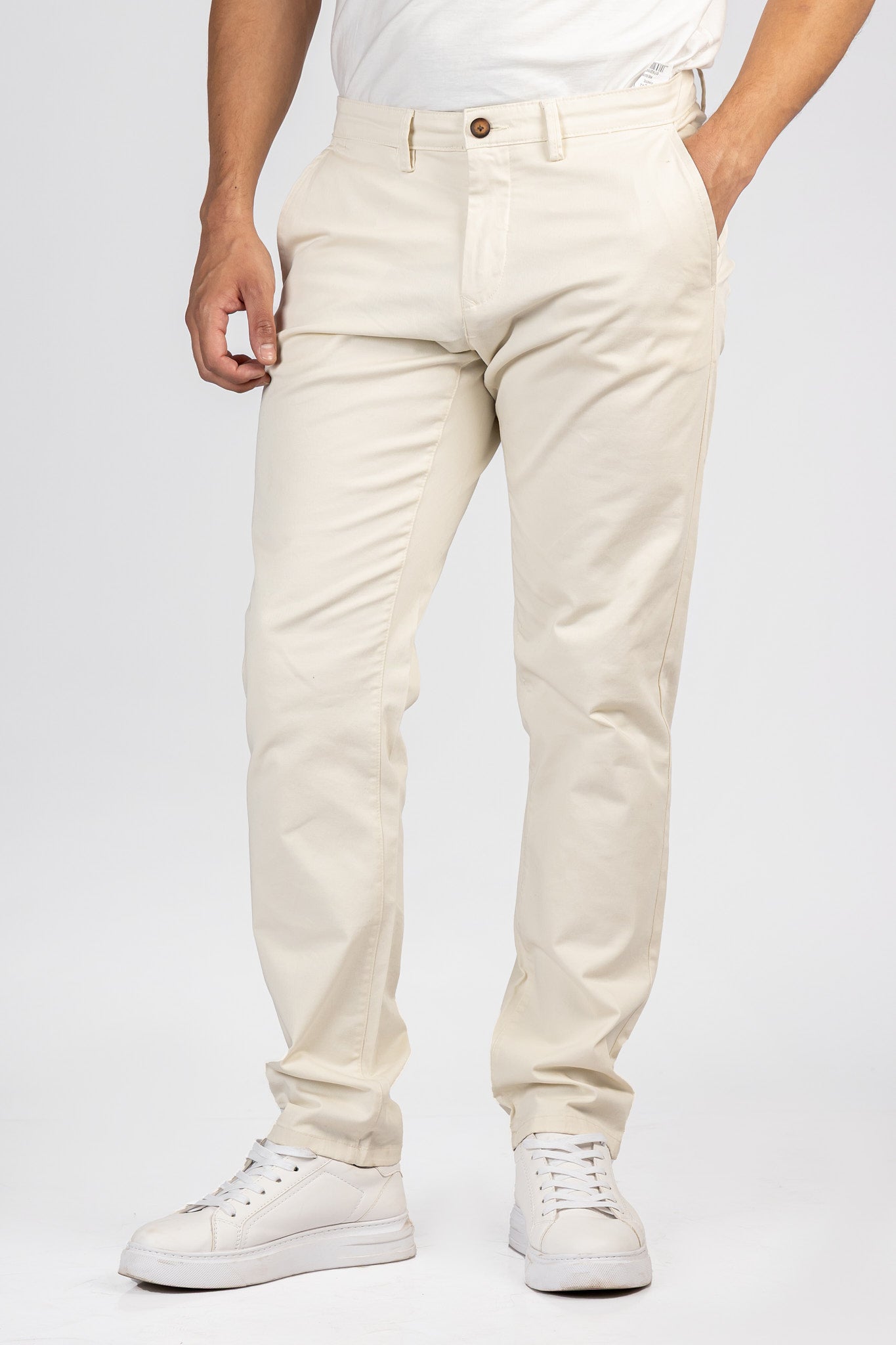Regular Gabardine Pants with Welt Pockets PAN/6147