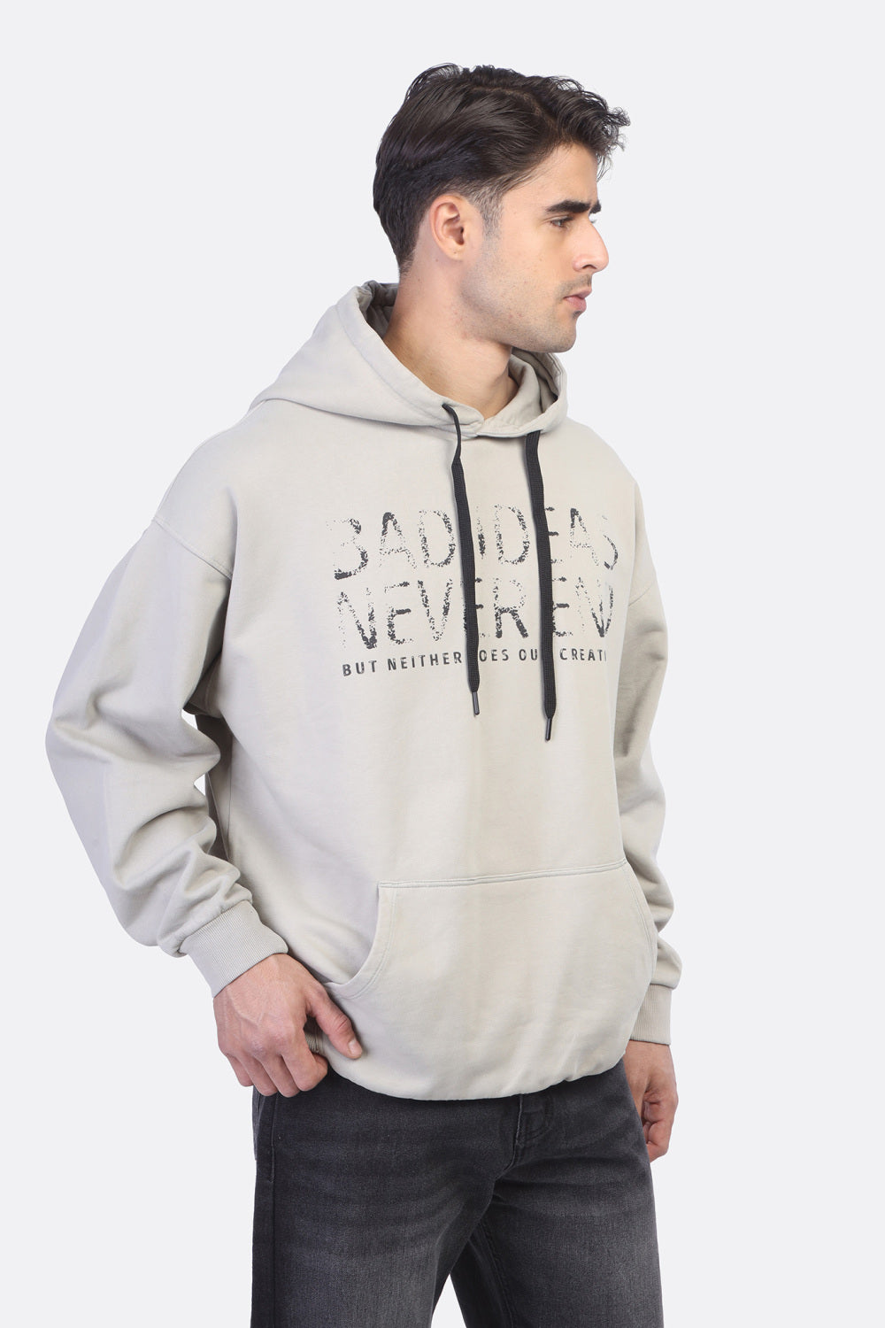 W-Zipper Printed Sweatshirt – Milton Fabric