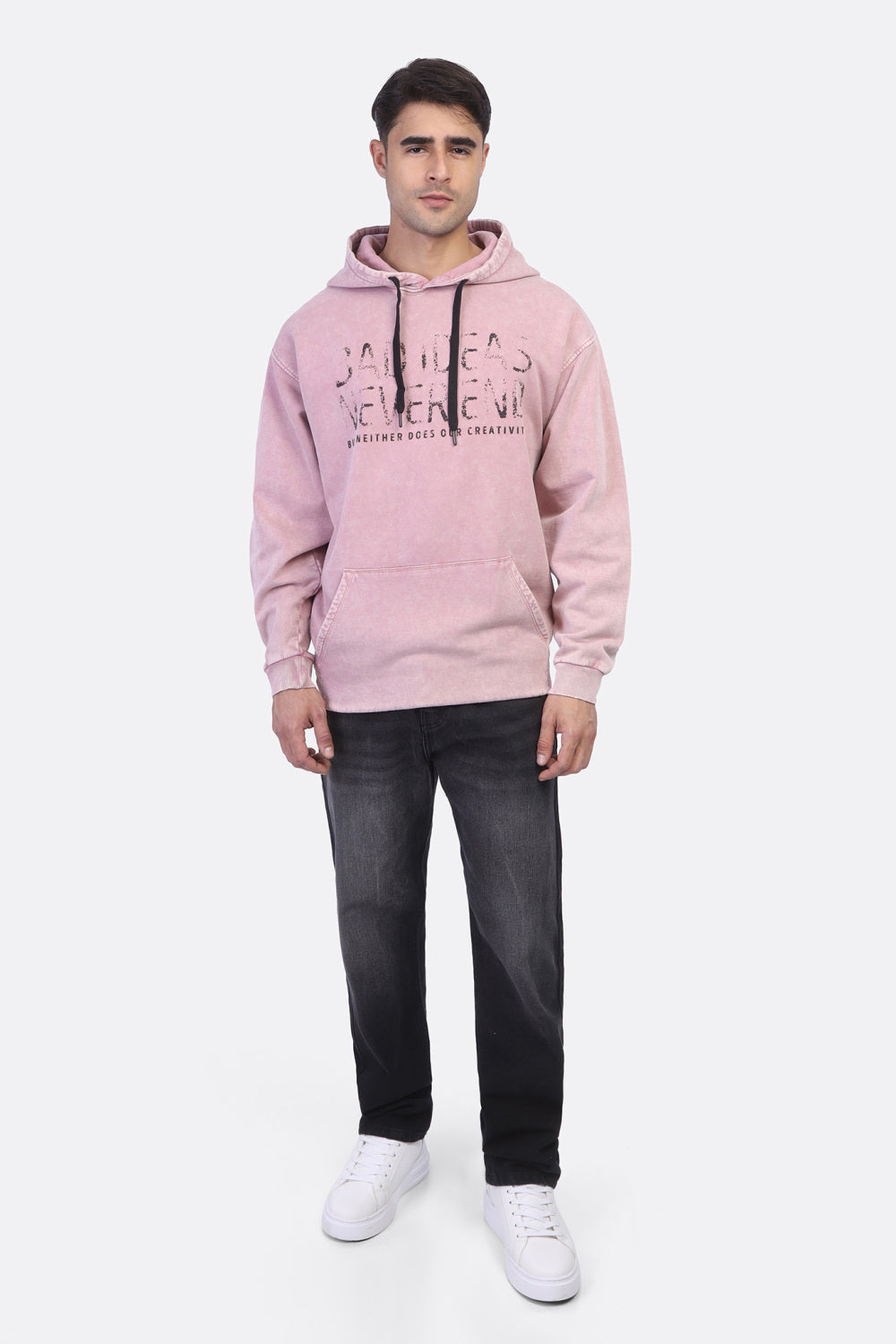 W-Zipper Printed Sweatshirt – Milton Fabric