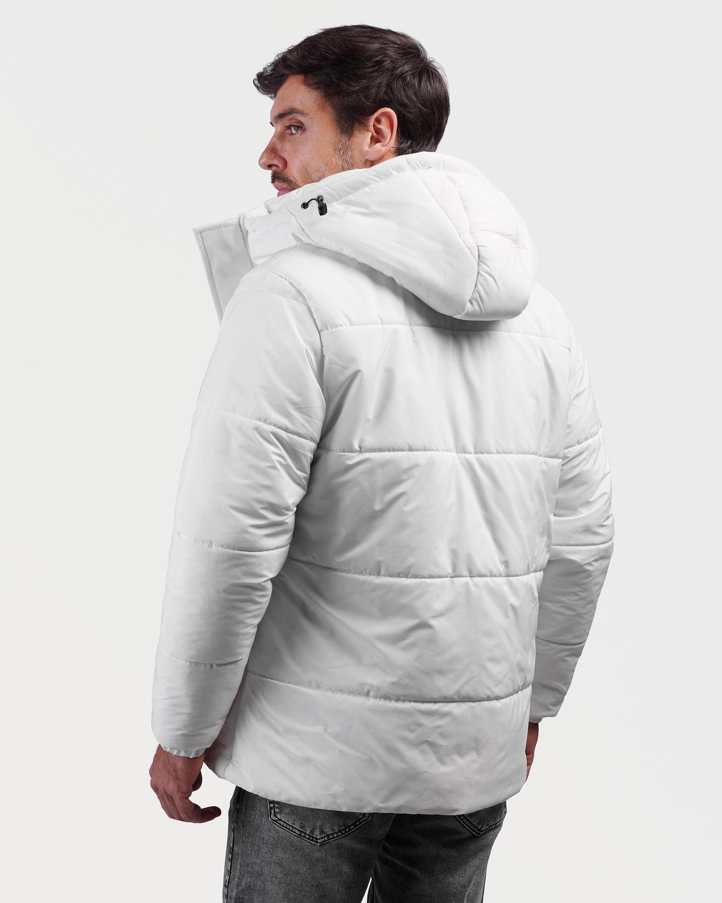 Warm hooded bubble jacket - JAK/25606