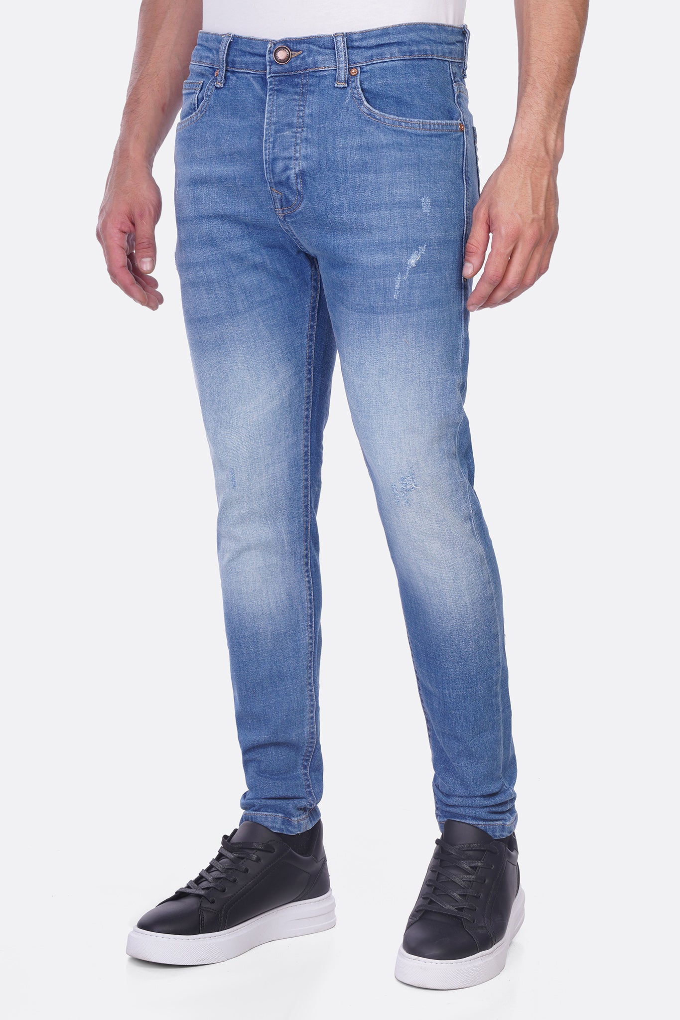 Fashion Slim-Fit Denim Pants – Contemporary Style