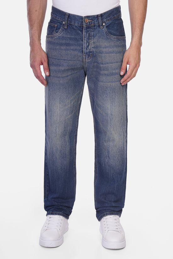 Basic Wide Leg Denim Pants – Relaxed Casual Fit