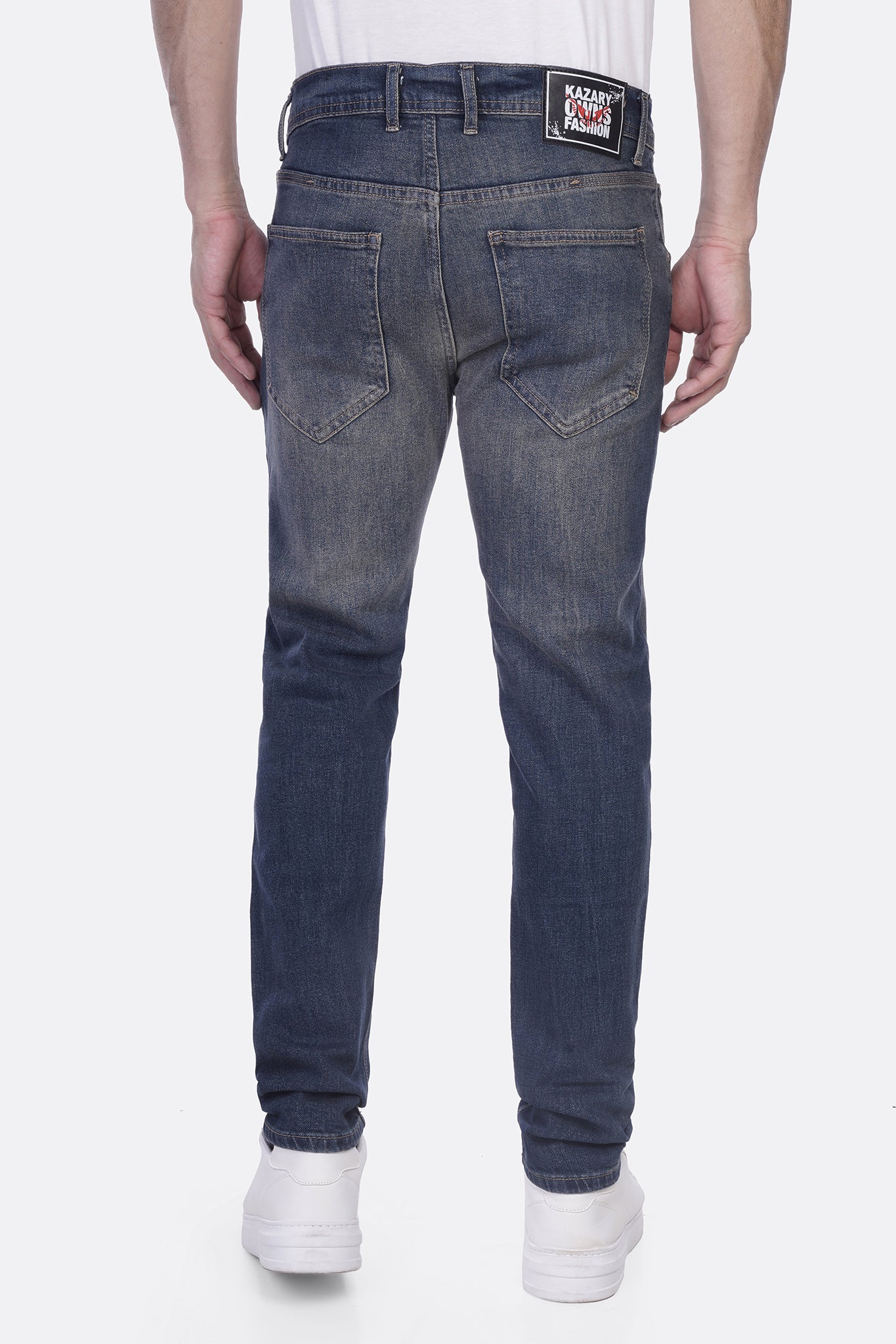 Basic Slim-Fit Denim Pants – Everyday Comfort