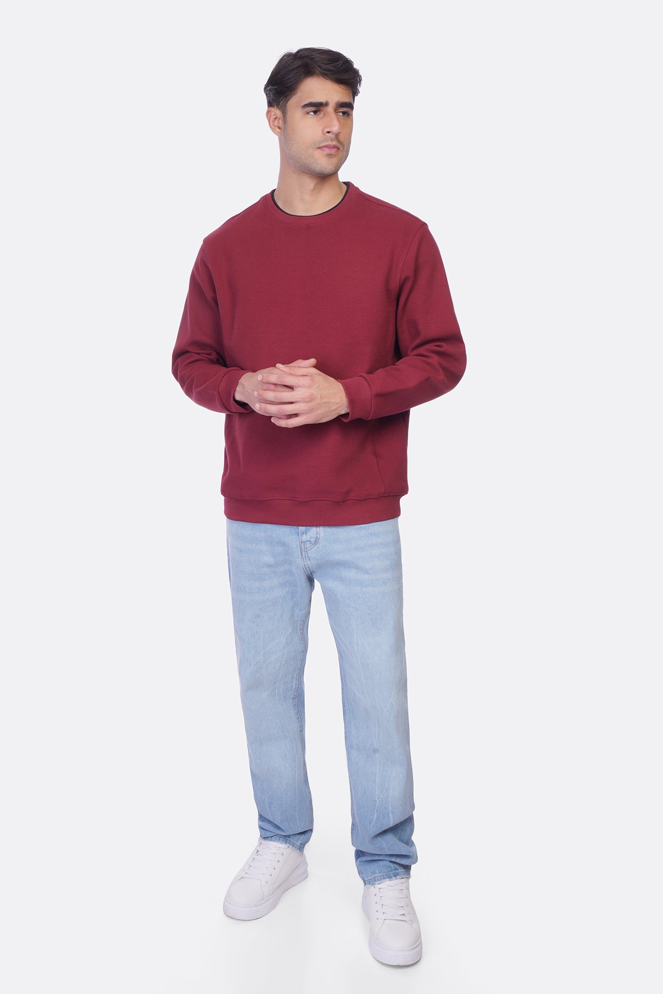 Rounded Neck Borsh Sweatshirt – SWT/26701