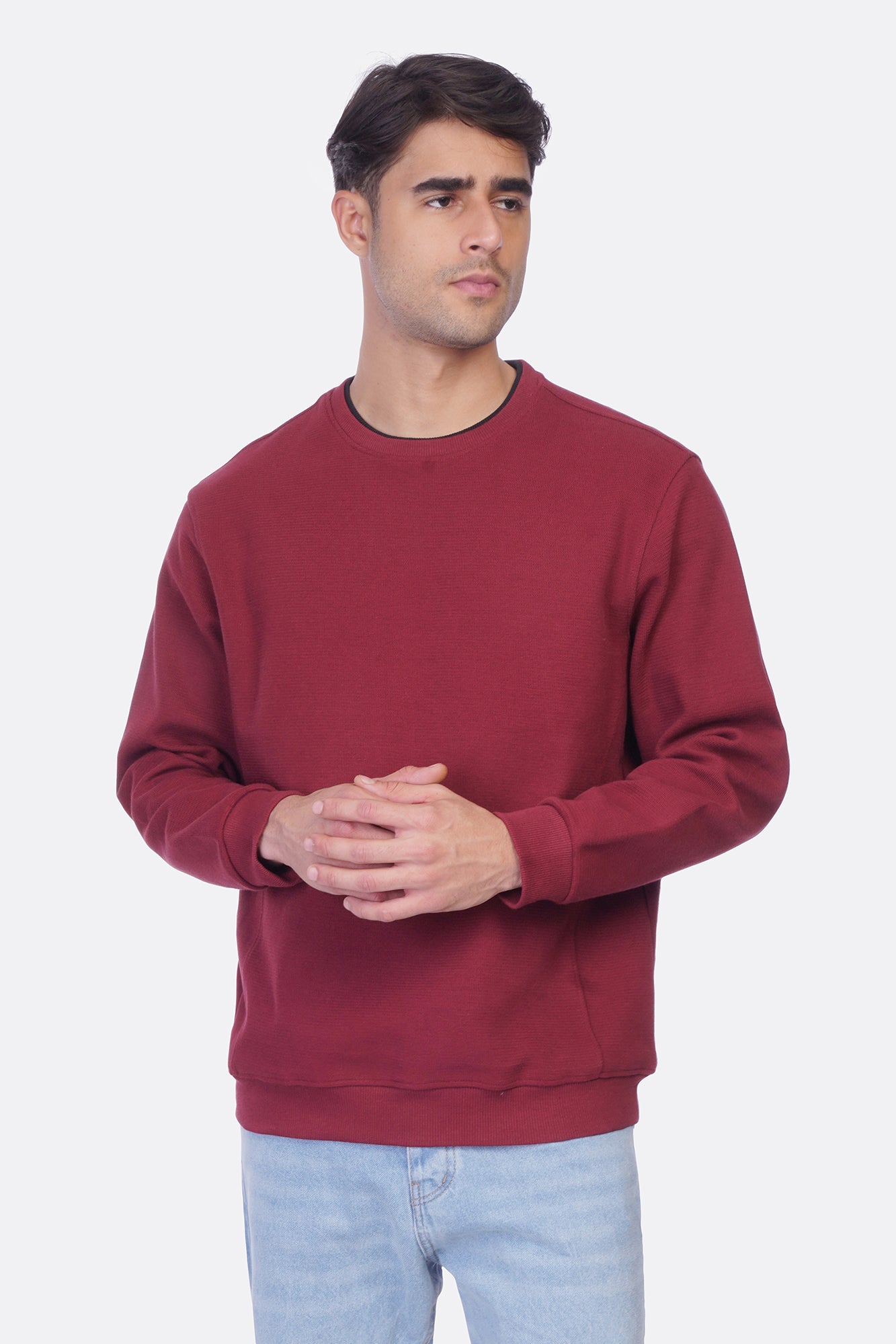 Rounded Neck Borsh Sweatshirt – SWT/26701