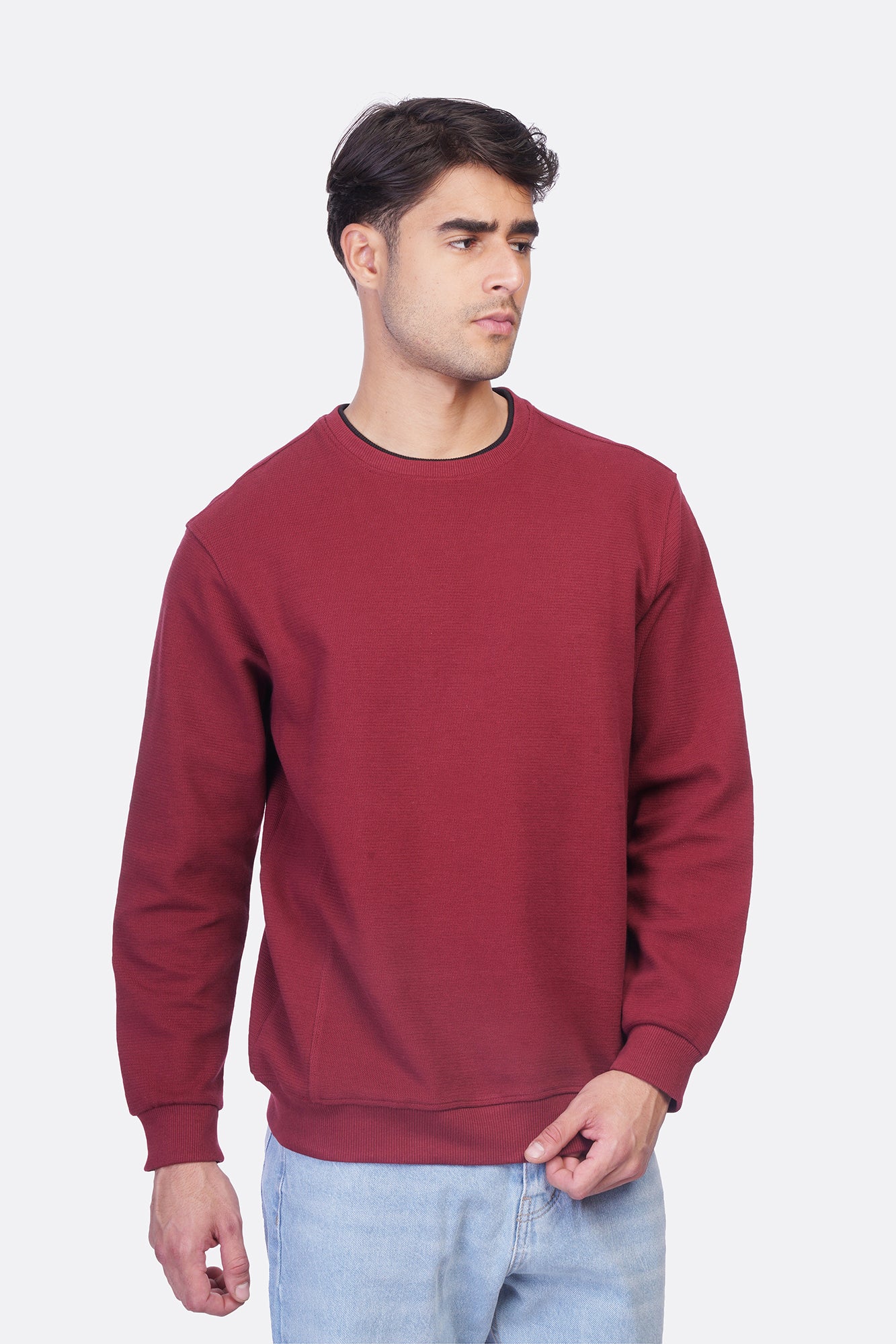 Rounded Neck Borsh Sweatshirt – SWT/26701
