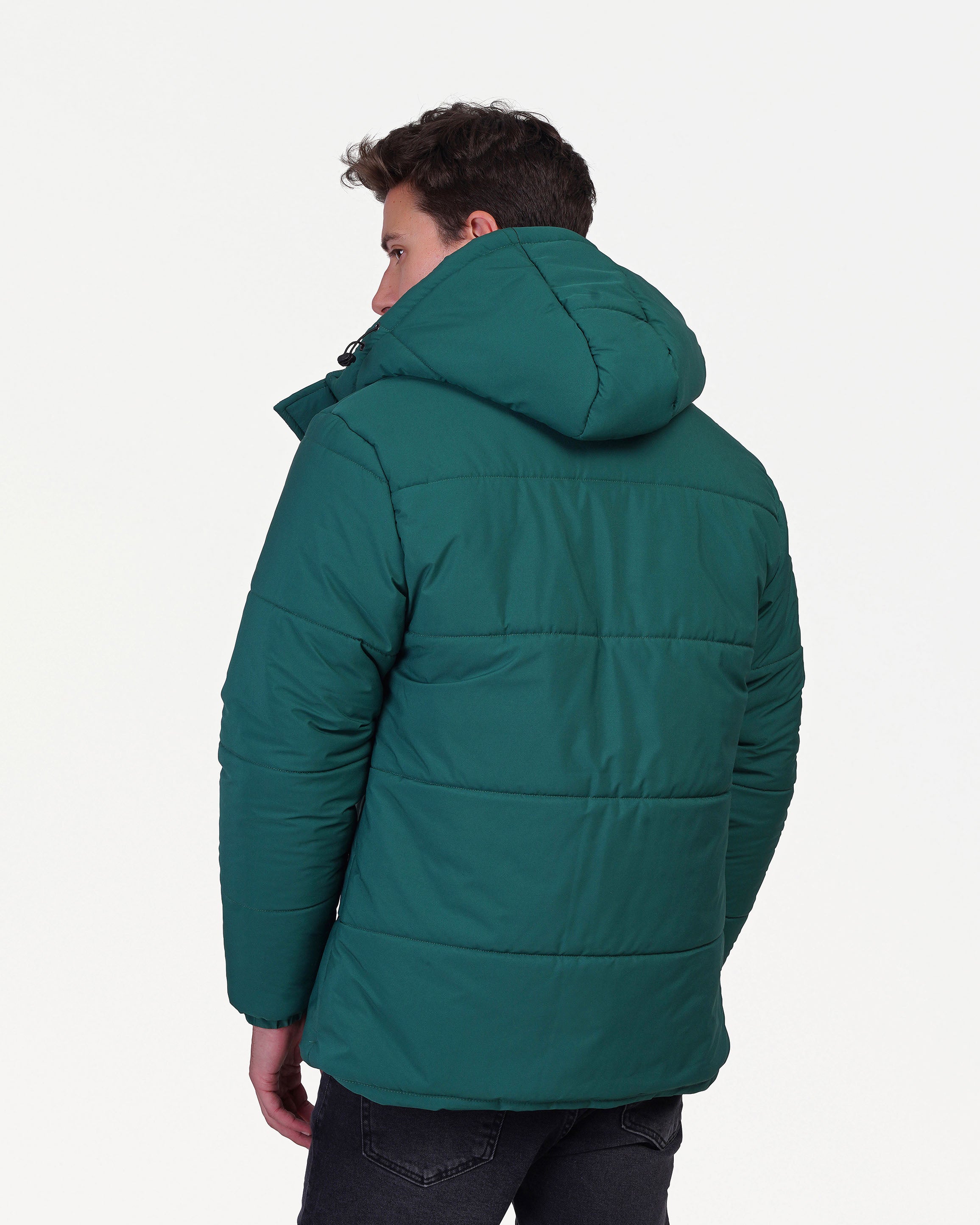 Warm hooded bubble jacket - JAK/25606