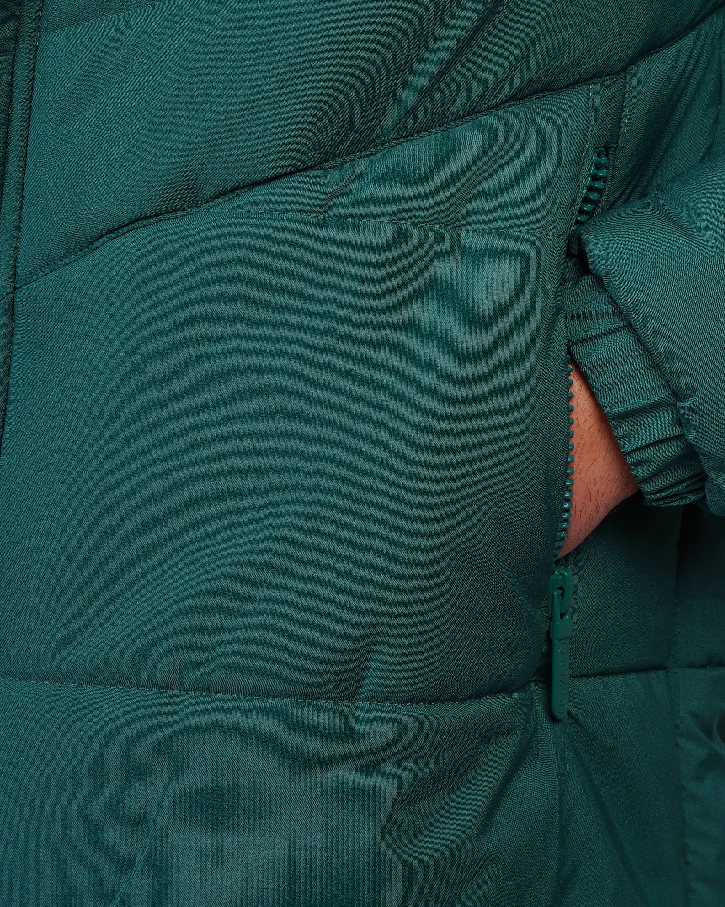 Warm hooded bubble jacket - JAK/25606