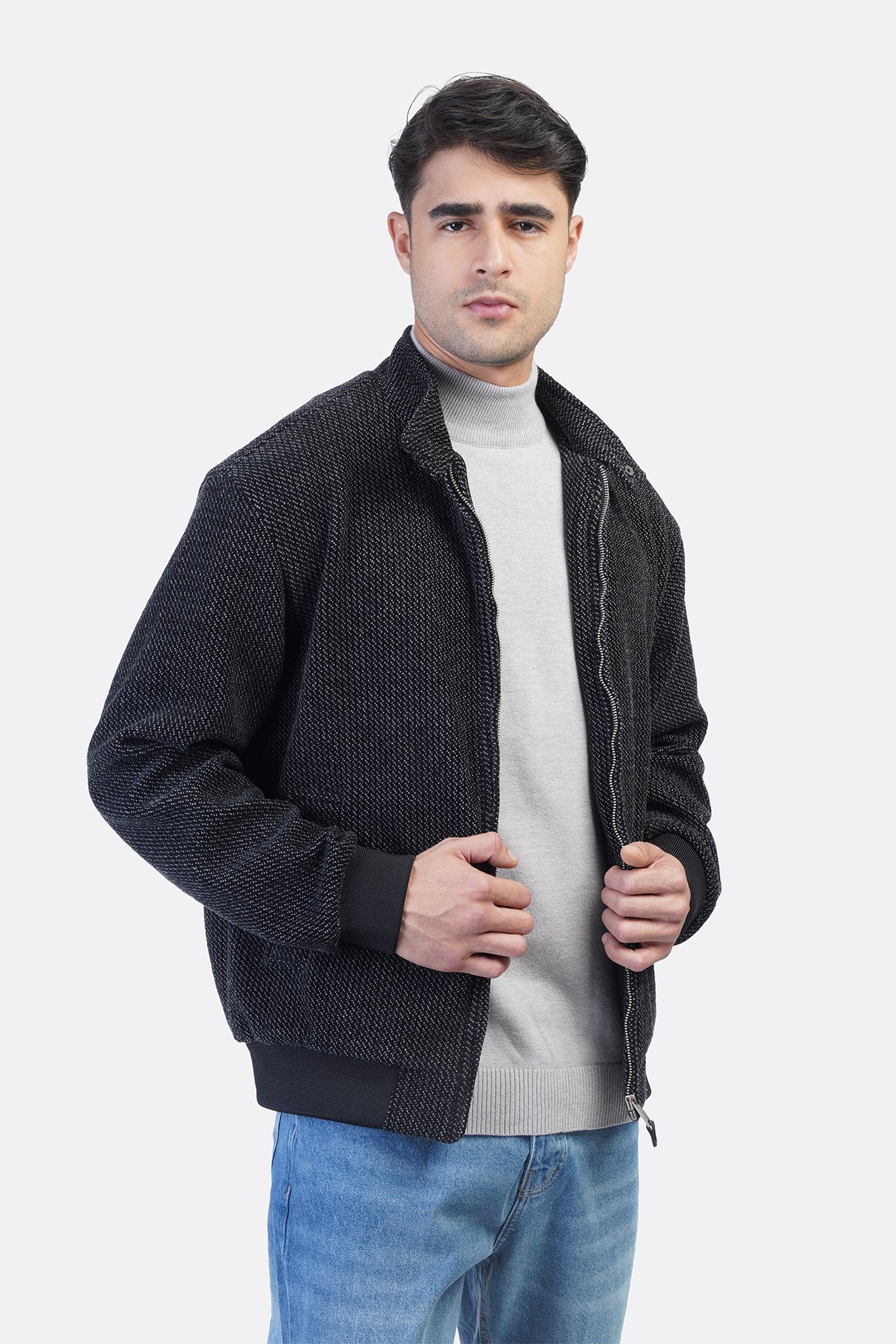 Fashion Half Collar Jacket – Gogh Fabric