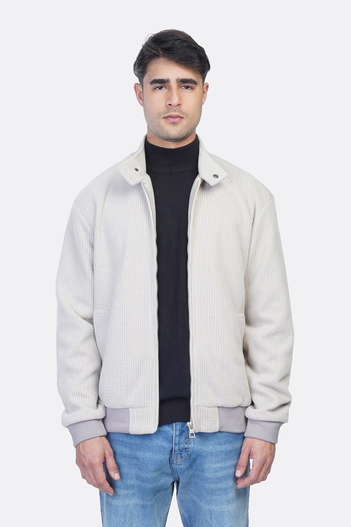 Fashion Half Collar Jacket – Gogh Fabric