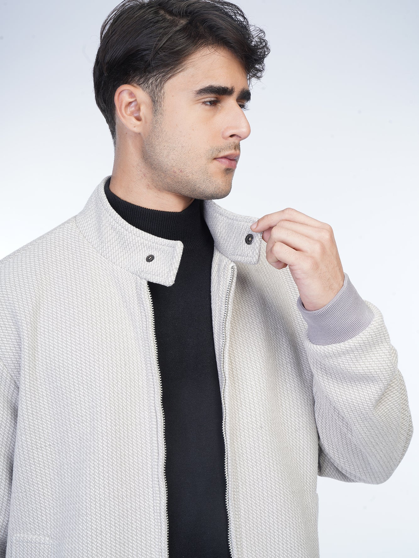 Fashion Half Collar Jacket – Gogh Fabric