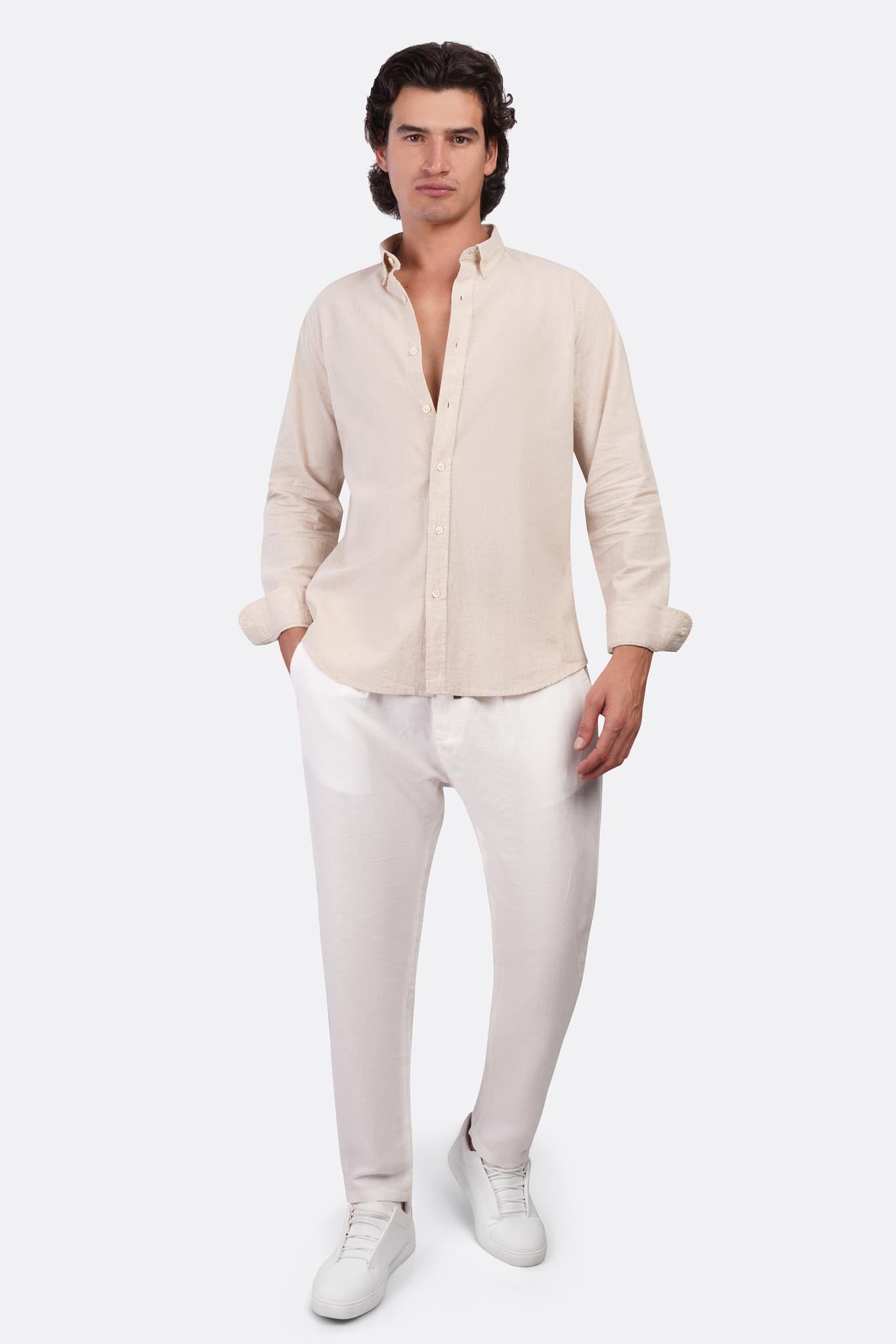 Classic Linen Long Sleeve Shirt