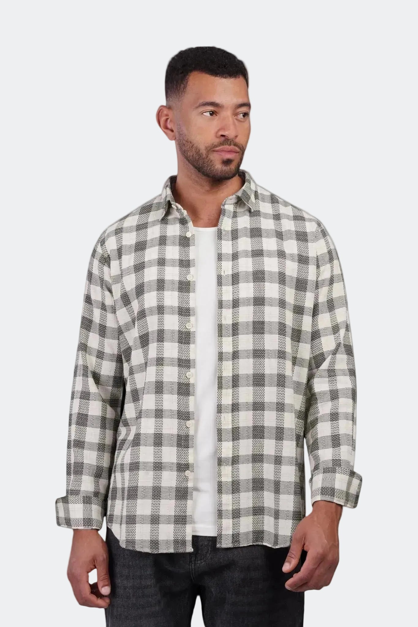 Casual Shibeka Plaid Shirt