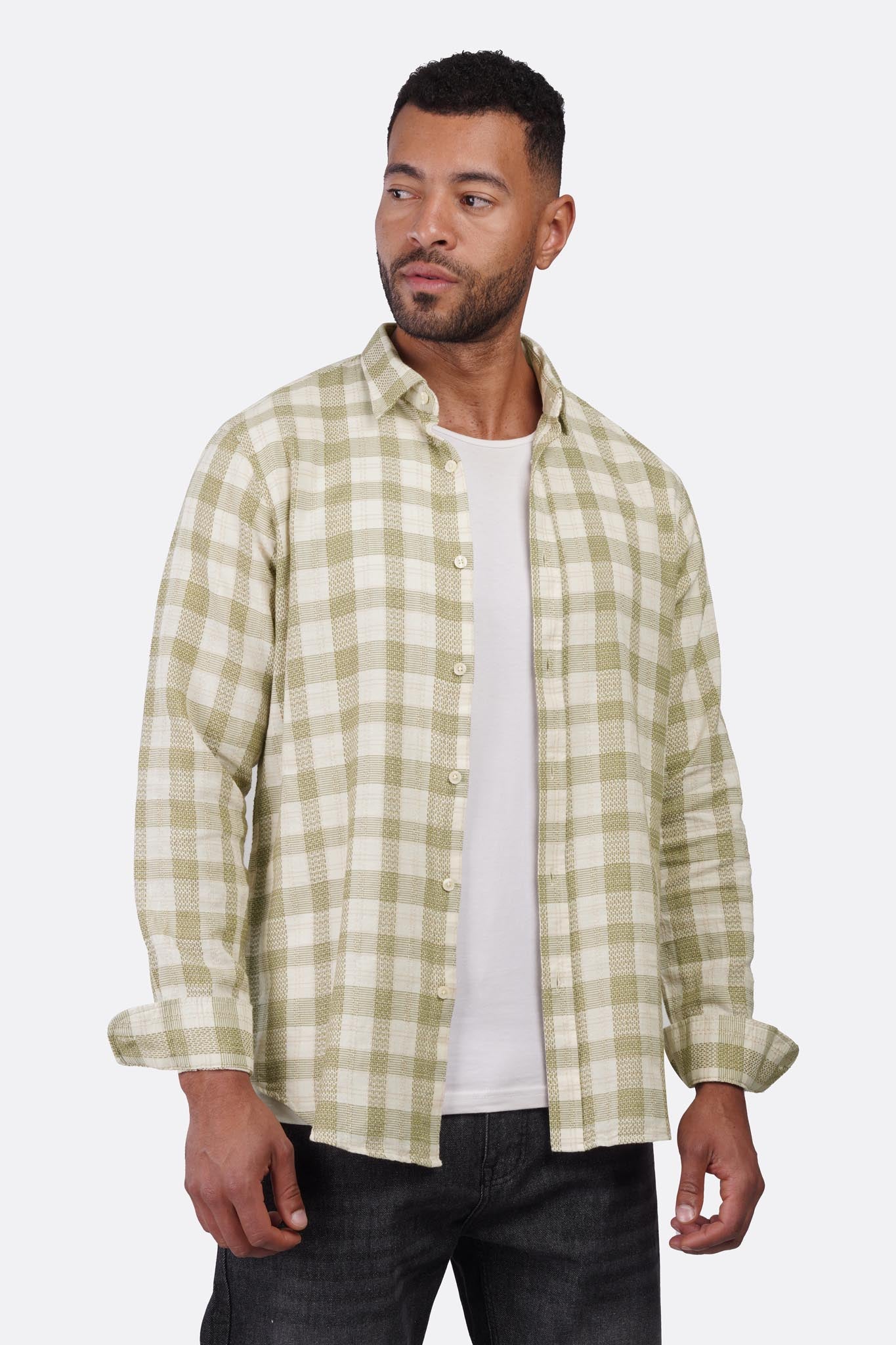 Casual Shibeka Plaid Shirt