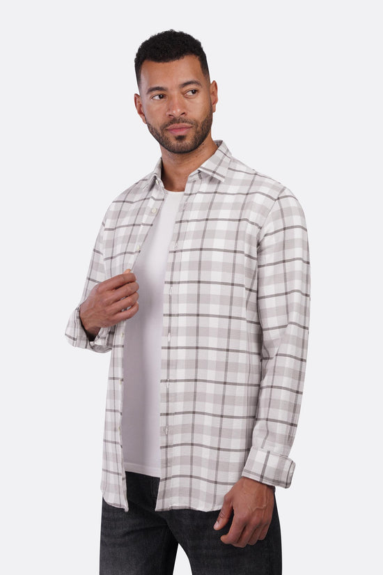 Shibeka Plaid Long Sleeve Shirt