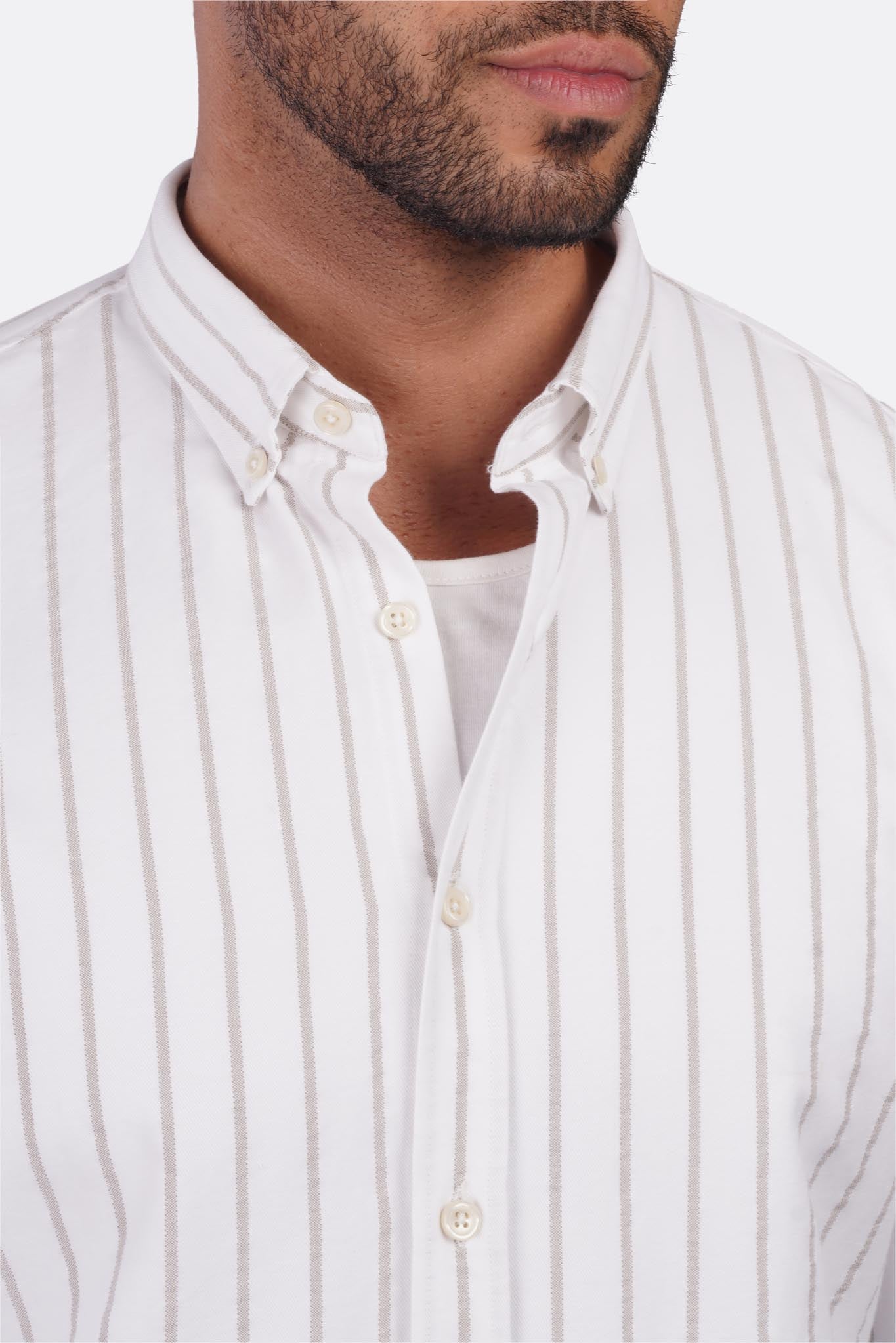 Refined Oxford Striped Shirt