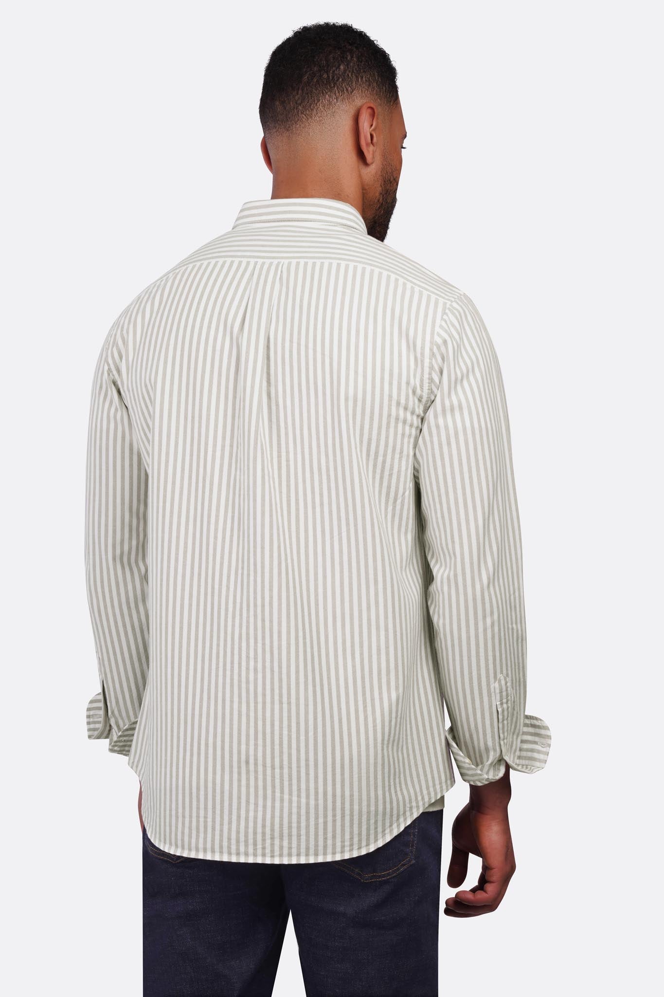Striped Oxford Long Sleeve Shirt