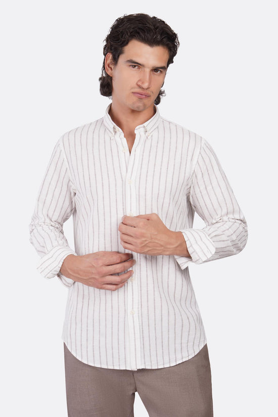 Linen Striped Shirt