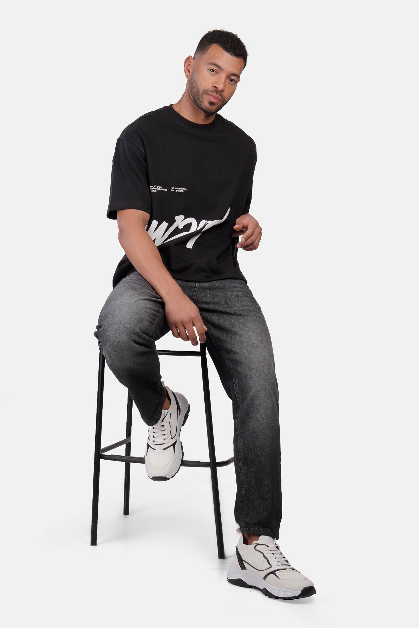 Oversized Printed Summer Milton T-Shirt