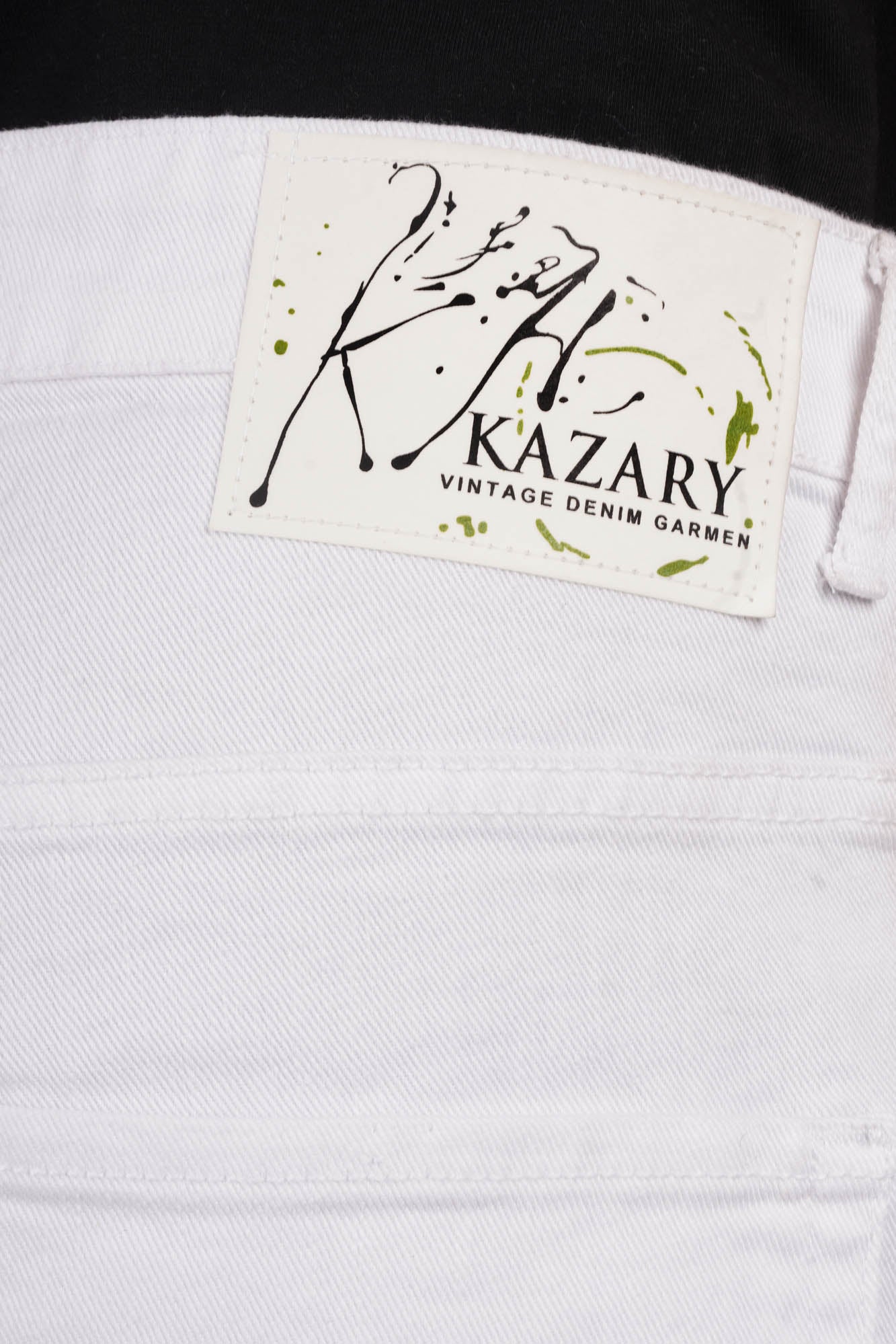Slim-Fit Gabardine Lycra Pants with Slit Pockets
