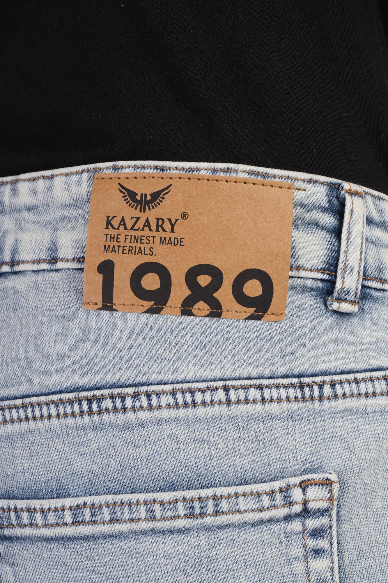 Classic Slim-Fit Denim Pants