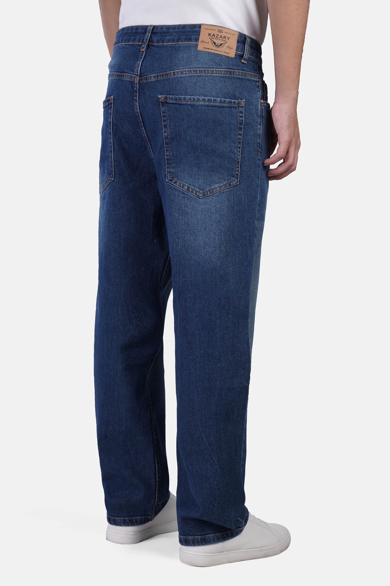 Wide-Leg Pressly Pants with Button Detail