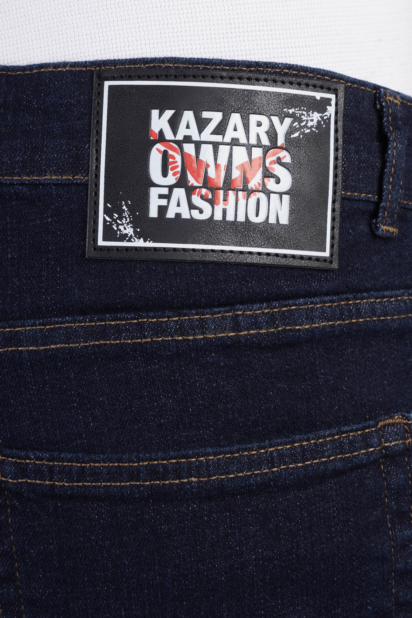 Classic Slim-Fit Denim Pants