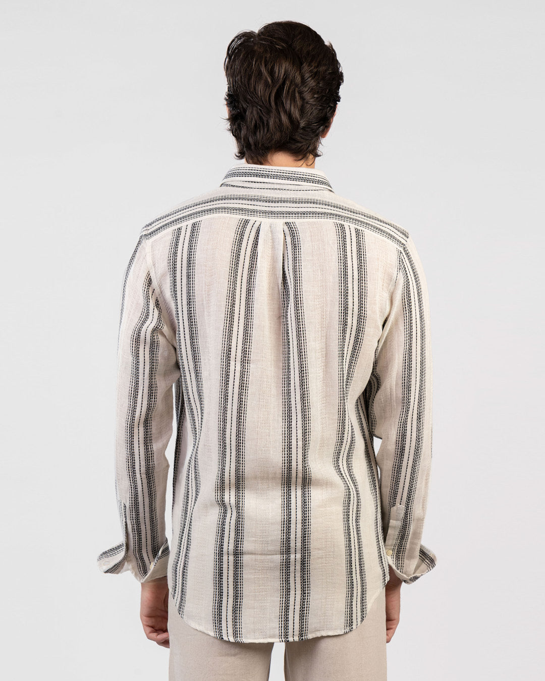 Striped Shibeka Long Sleeve Shirt