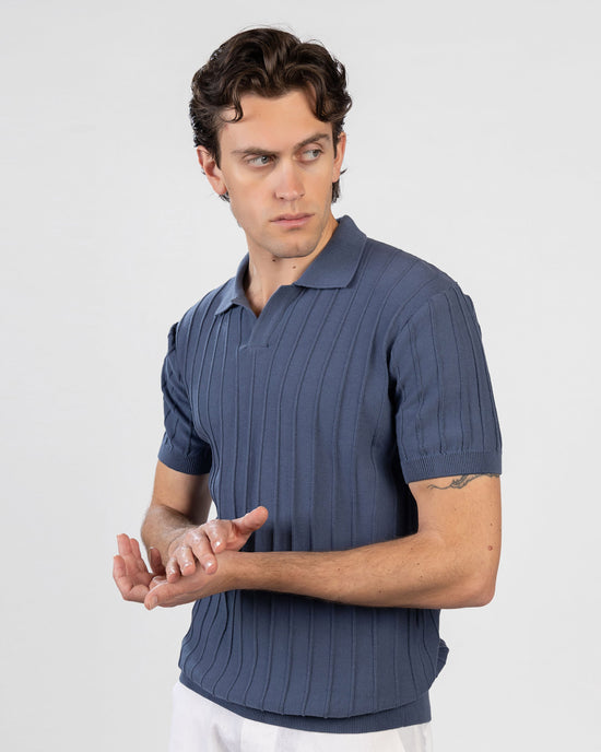 Men’s Textured Jacquard Polo
