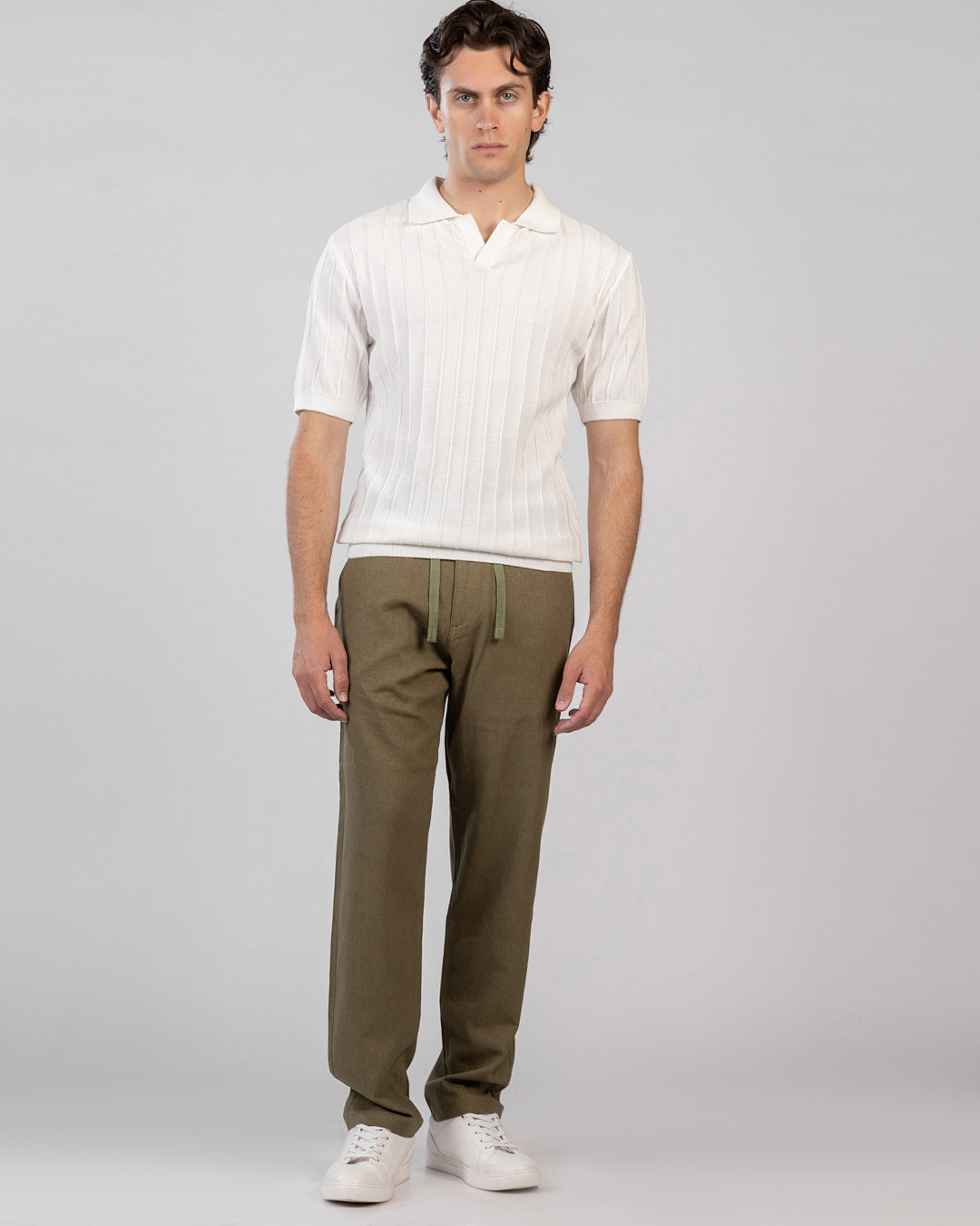 Men’s Textured Jacquard Polo