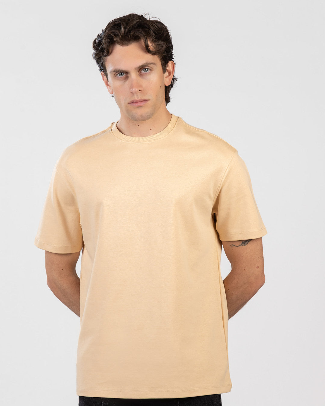 Oversized Interlock Basic T-Shirt
