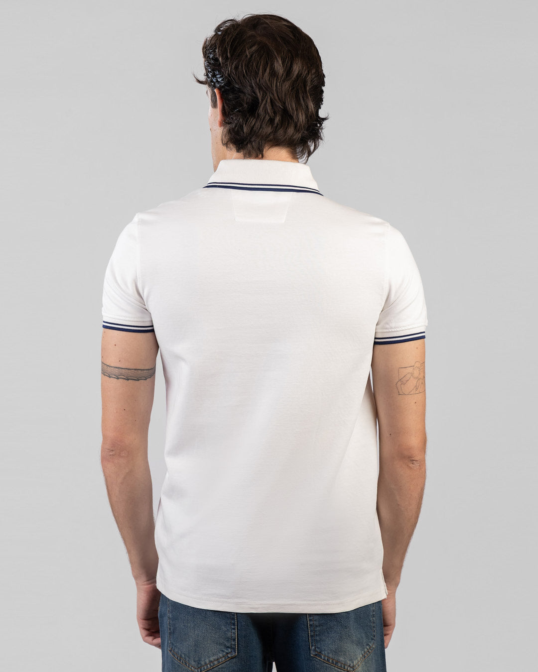 Half-Zip Interlock Polo T-Shirt