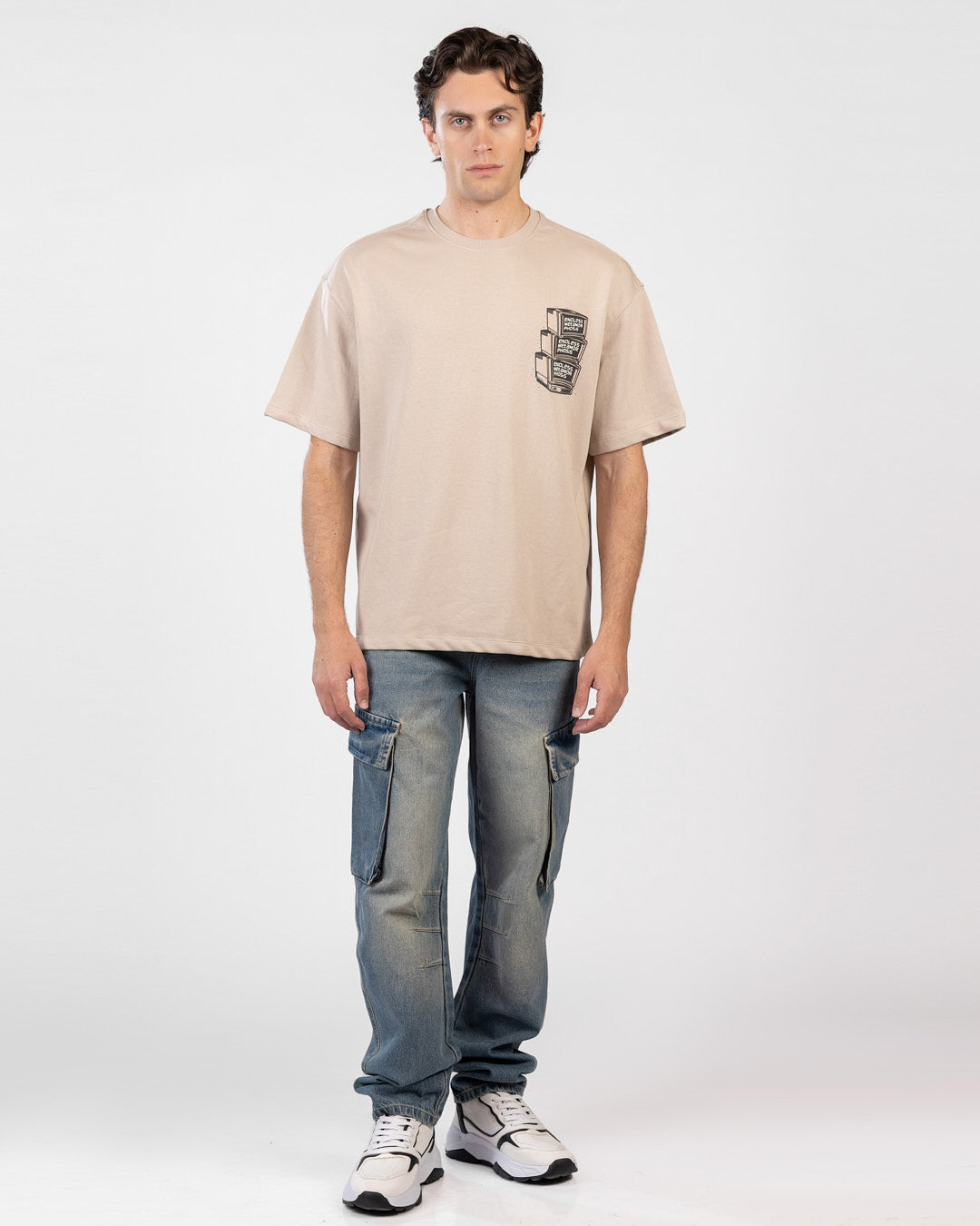 Printed Summer Milton Oversized T-Shirt