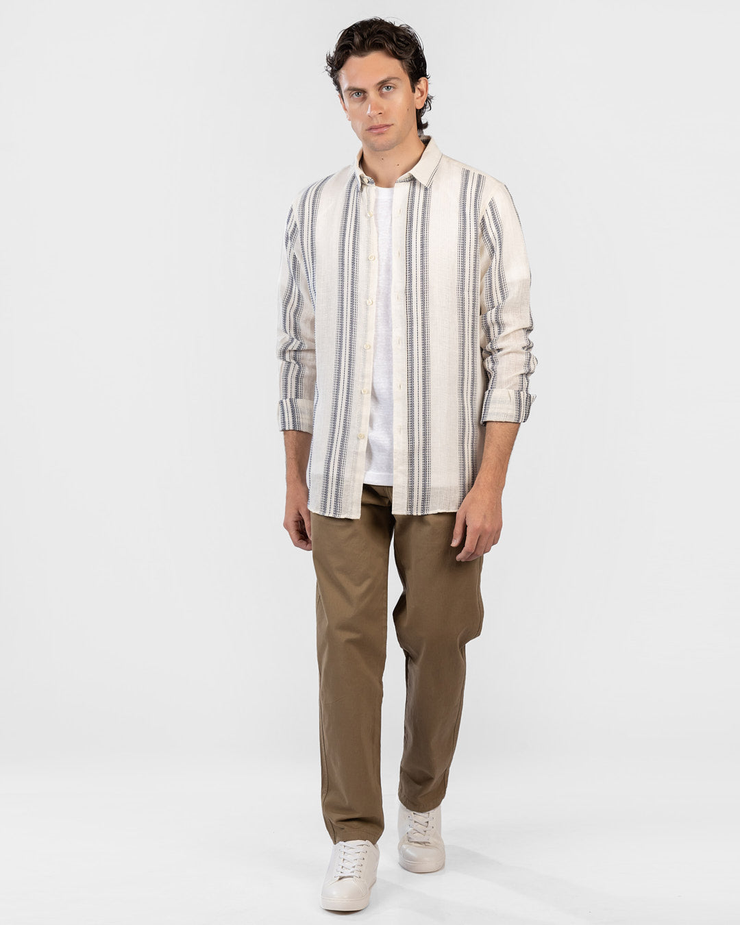 Striped Shibeka Long Sleeve Shirt