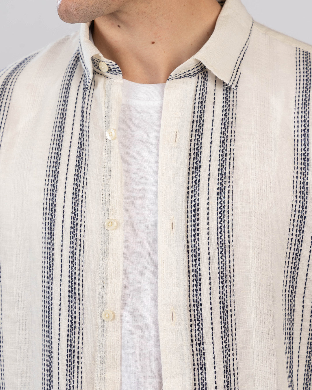 Striped Shibeka Long Sleeve Shirt