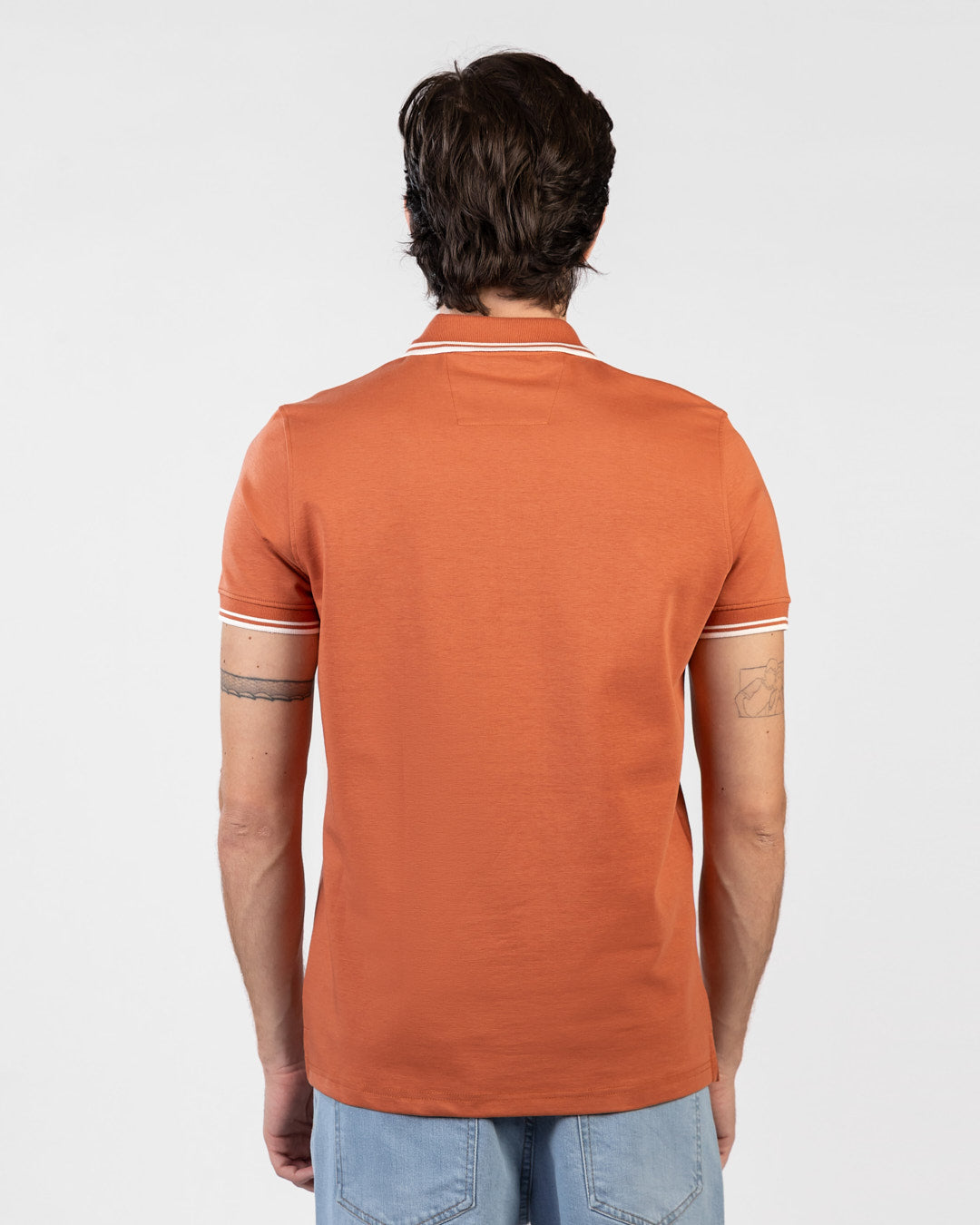 Half-Zip Interlock Polo T-Shirt