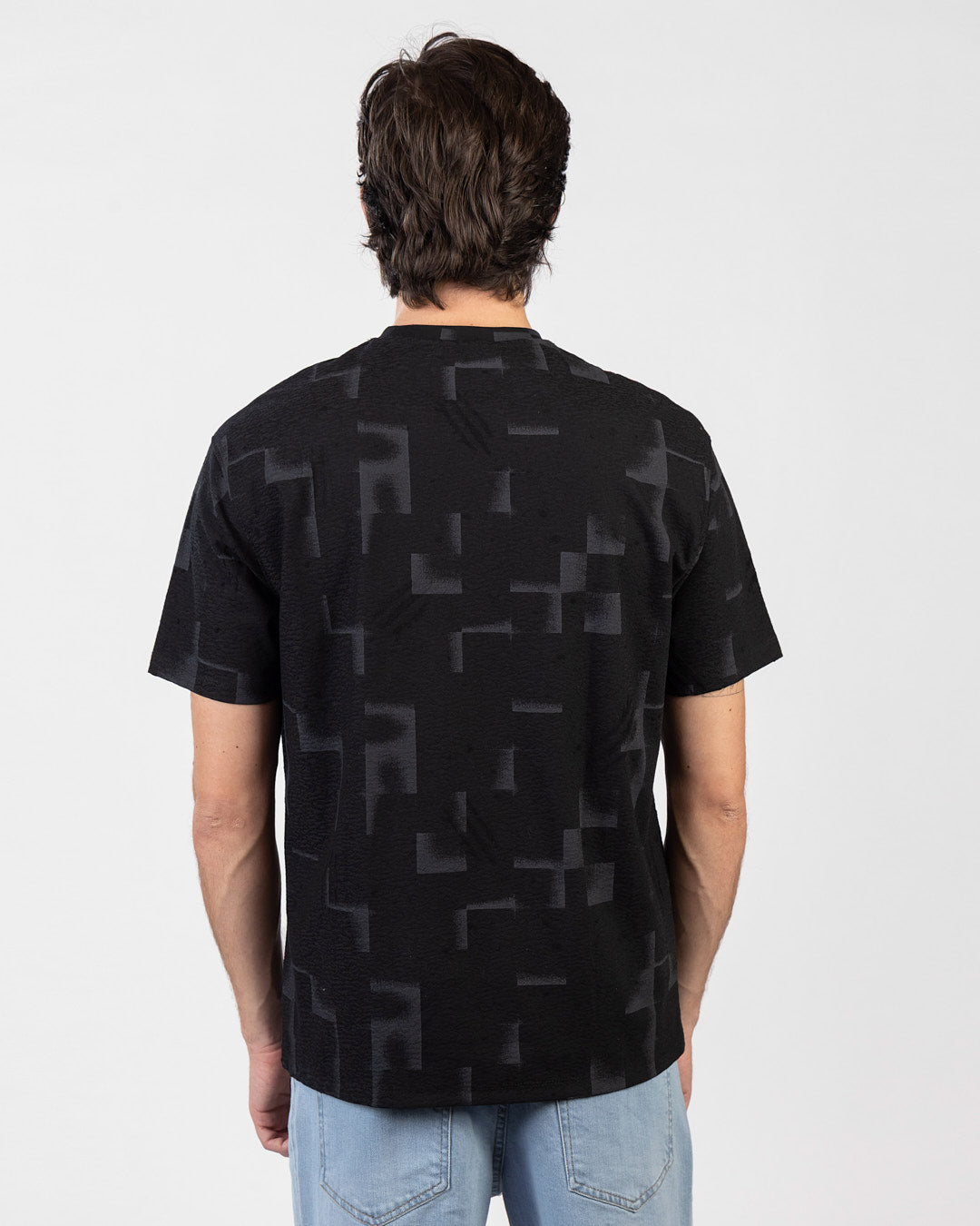 Oversized Printed Jacquard T-Shirt